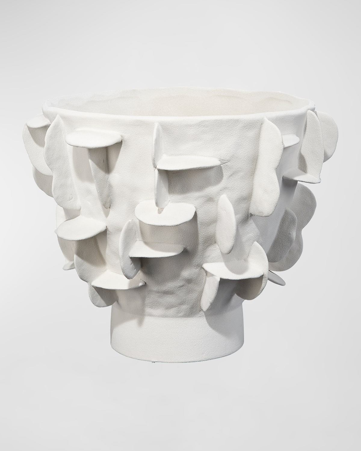 Jamie Young Helios Vase In White