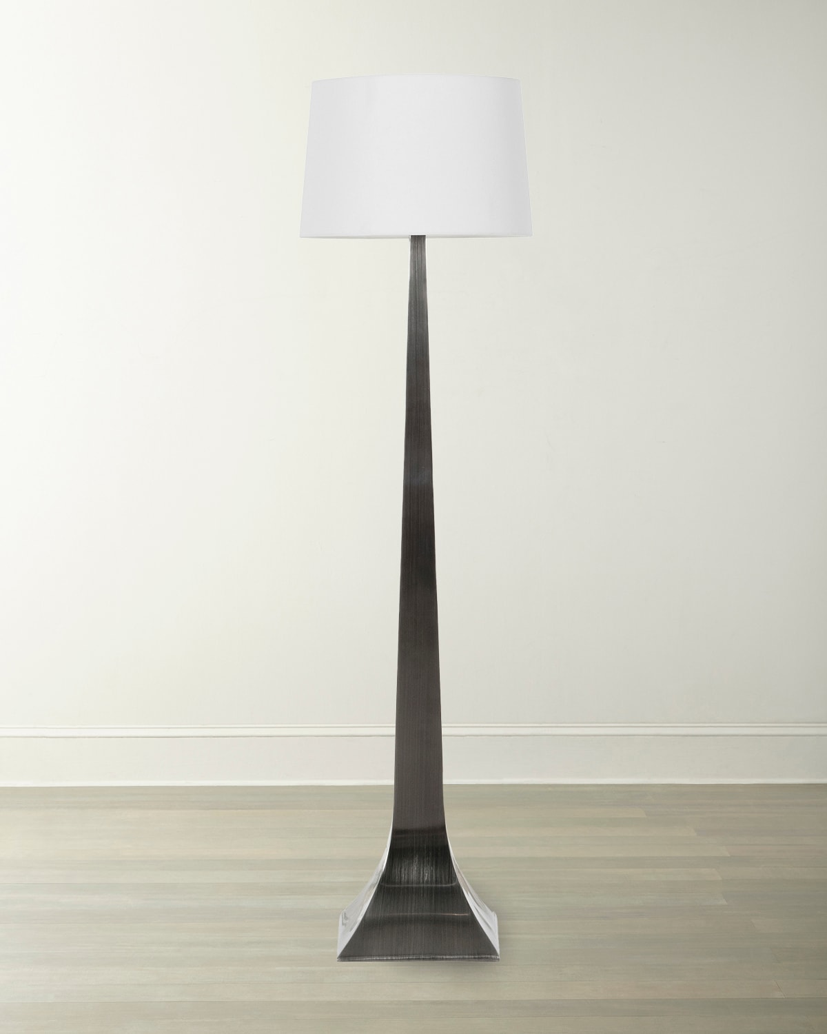 Worlds Away Reaves Floor Lamp In Gray