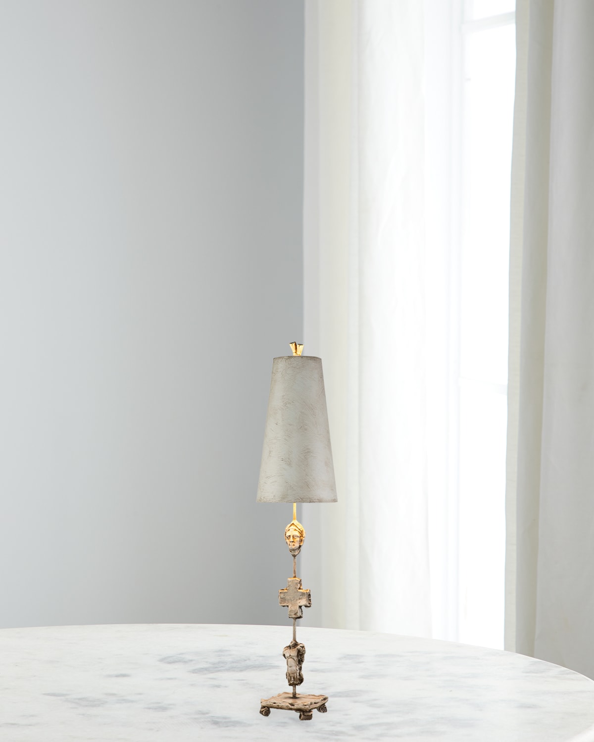 Fragment Table Lamp in Bone Finish