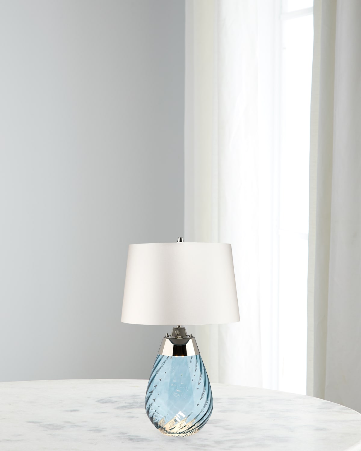 Shop Lucas + Mckearn Lena Small Table Lamp - 24" In Off White