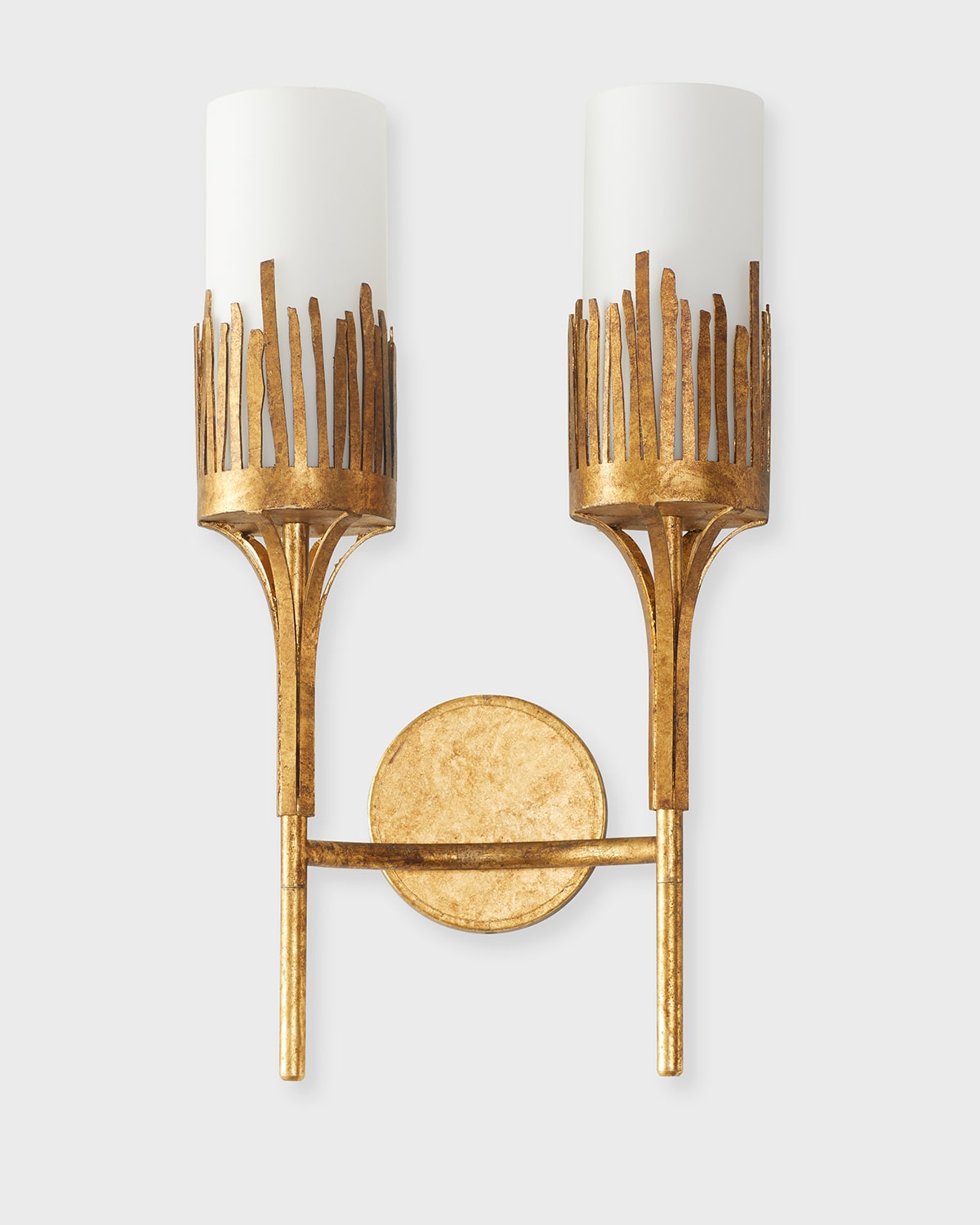 Sawgrass 2-Light Sconce in Gold Leaf