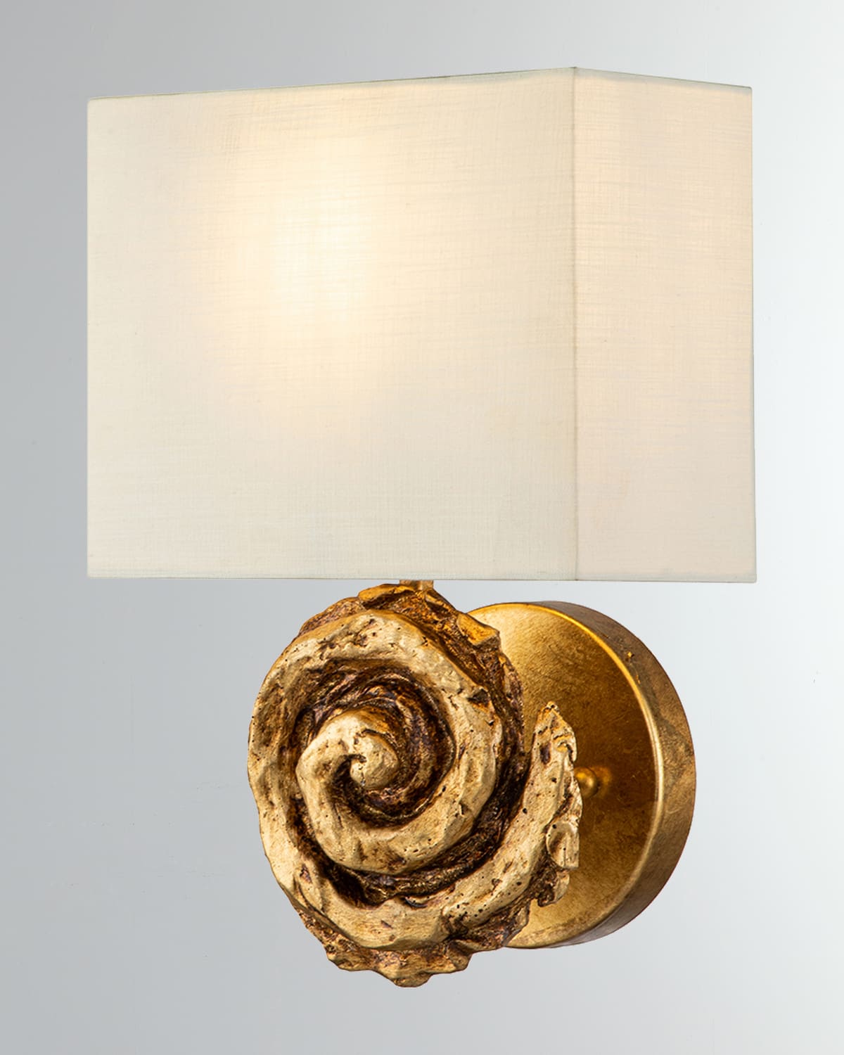 Lucas + Mckearn Swirl Large Sconce In Bone