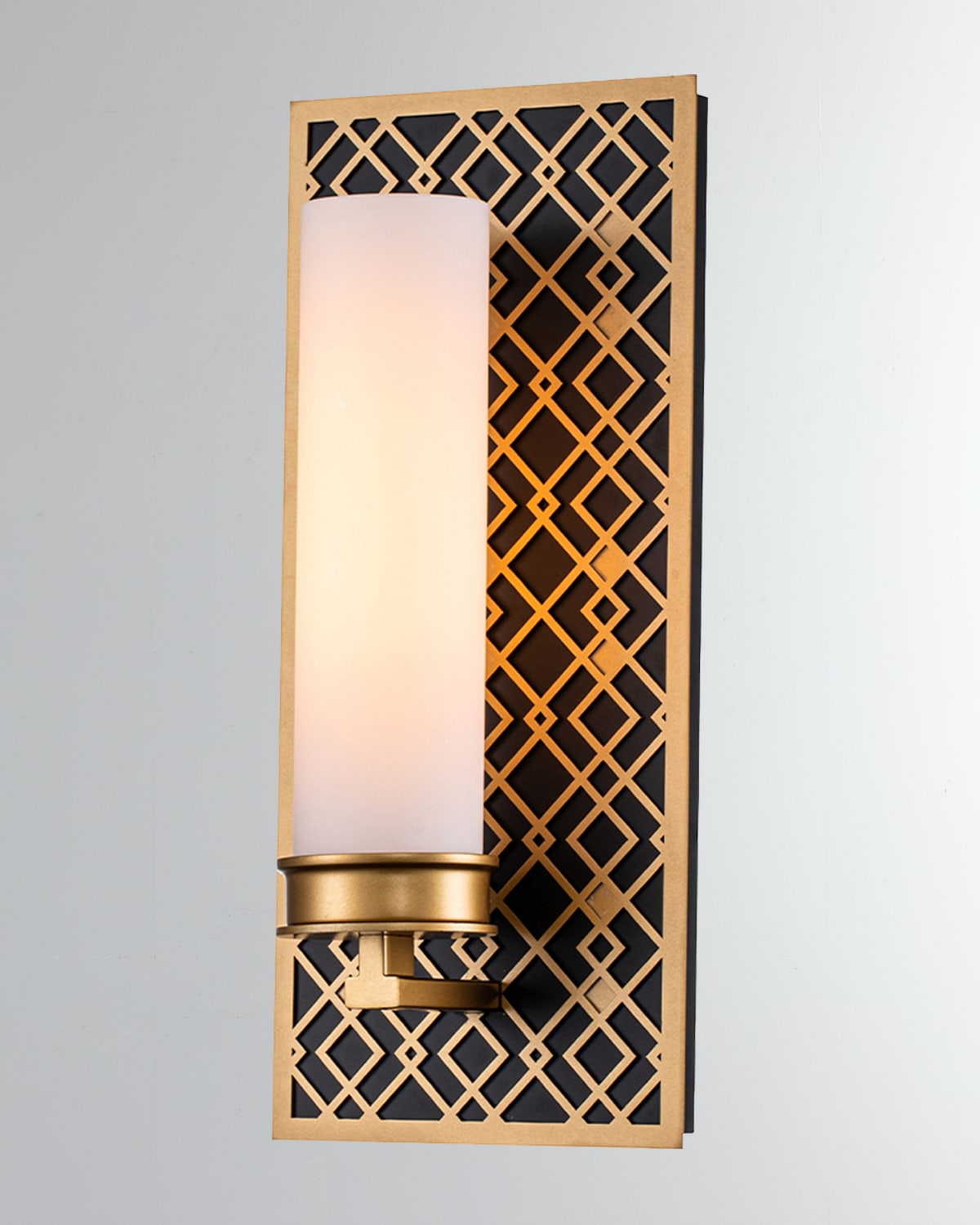 Lucas + Mckearn Ziggy 1-light Bath Bar Sconce In Lacquered Gold