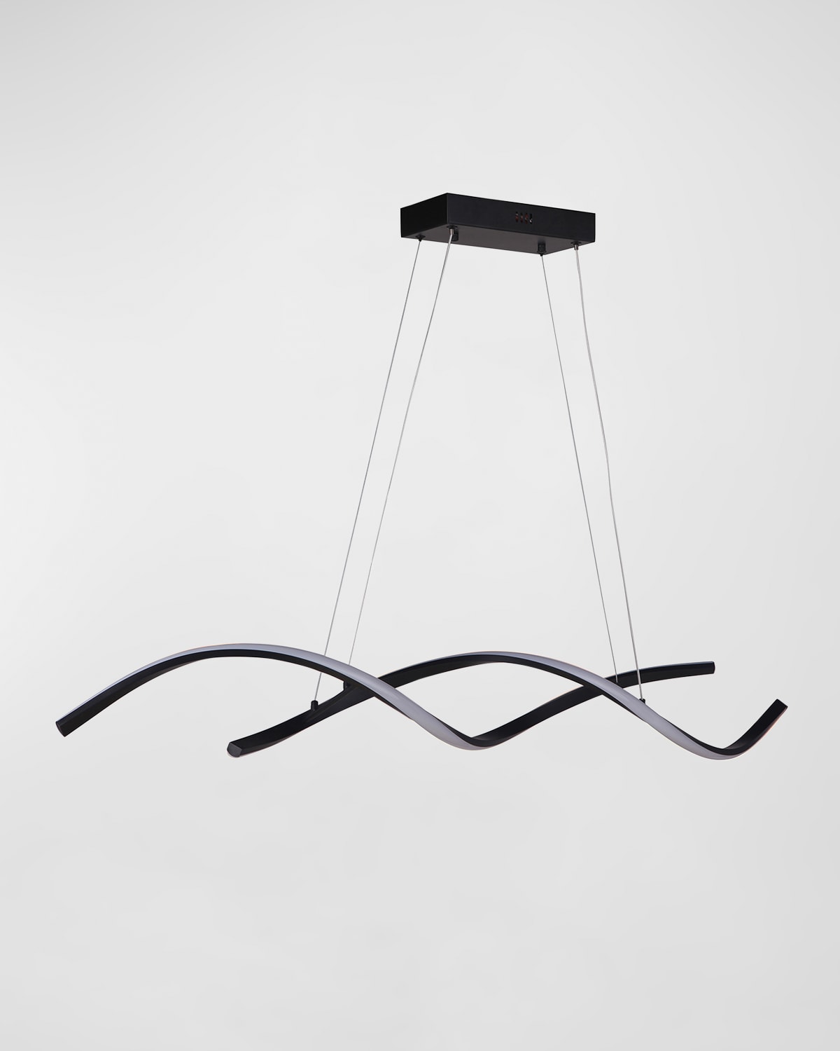 Ellington/litex Pulse Led Linear Pendant Light In Flat Black
