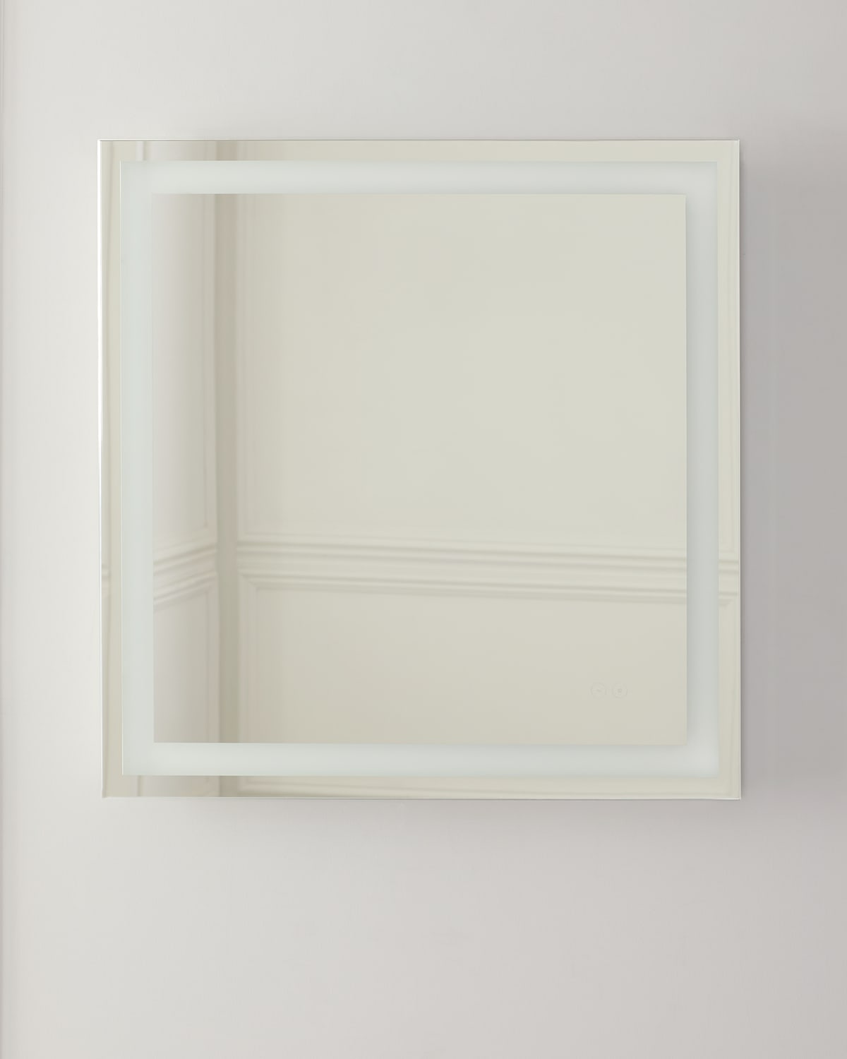 Ellington/litex Square Led Mirror With Defogger And Dimmer, 3000k/4000k/5000k, 30"sq. In White