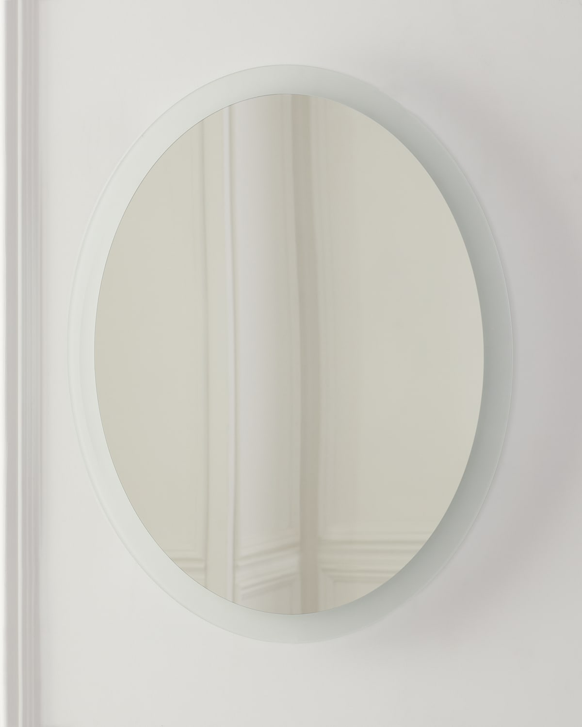 Ellington/litex Oval Led Mirror With Defogger And Dimmer, 3000k/4000k/5000k, 30" X 24" In White