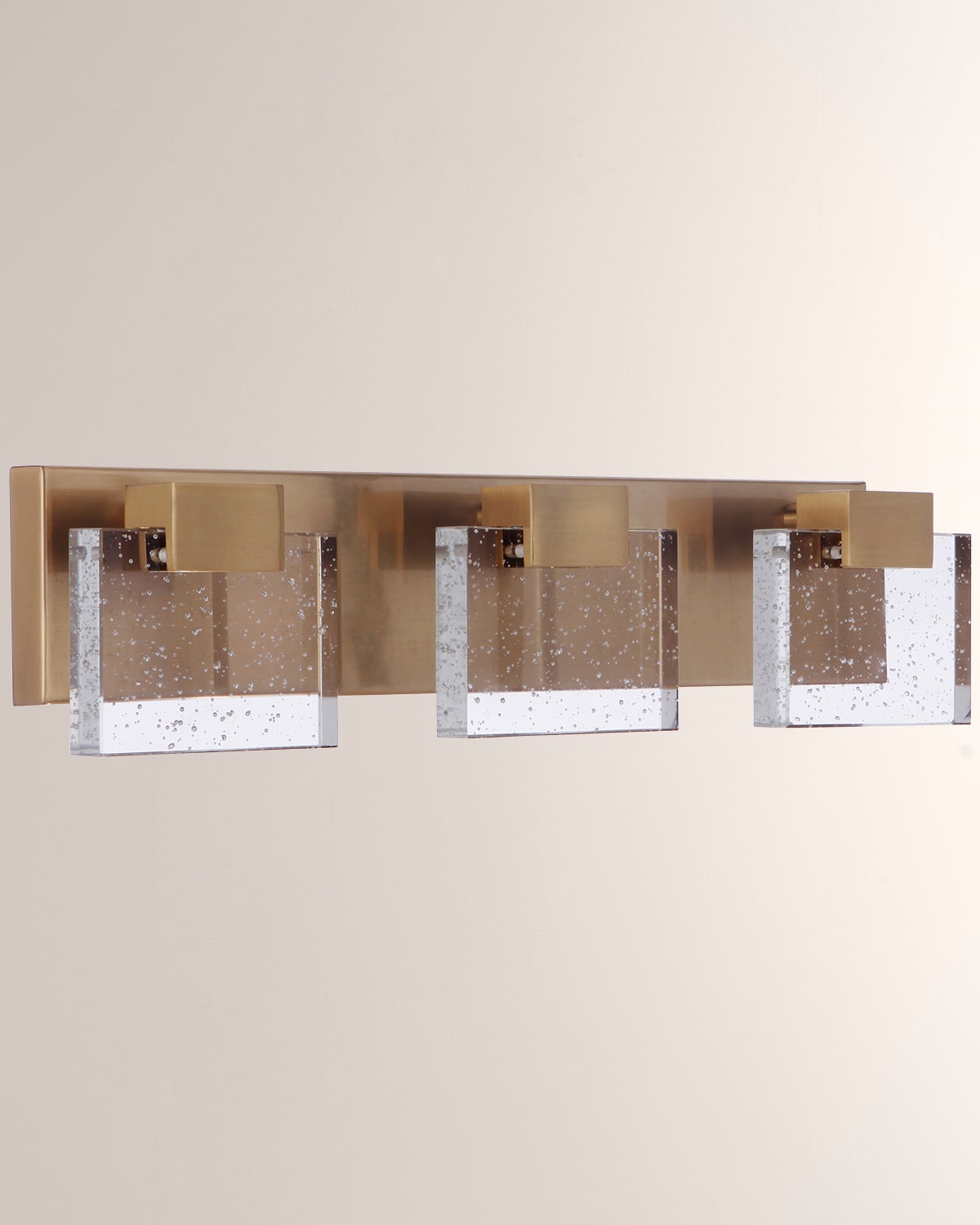 Ellington/litex Alamere 3-light Led Vanity - Satin Brass In Satin Brass