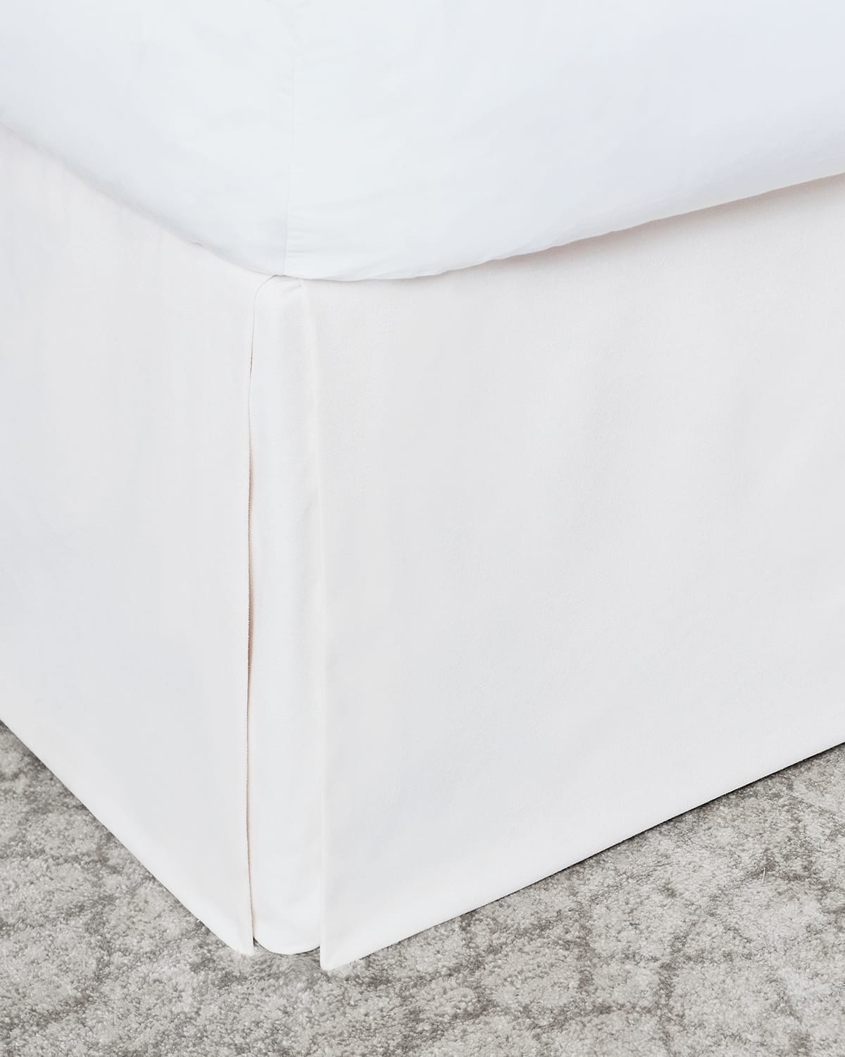 Eastern Accents Kelso Pleated Queen Bed Skirt In Ivory
