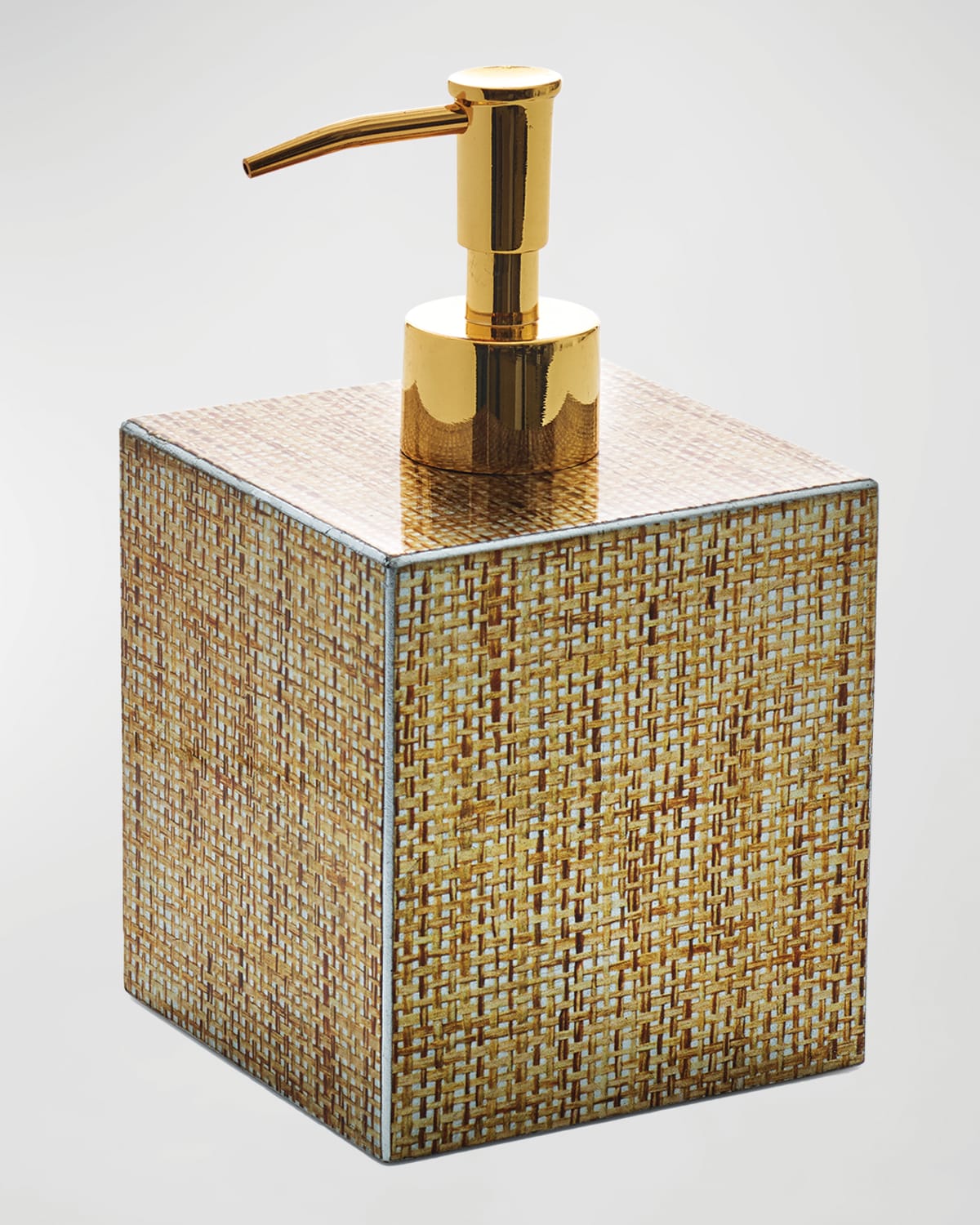 Kim Seybert Angkor Soap Dispenser In Brown/gold