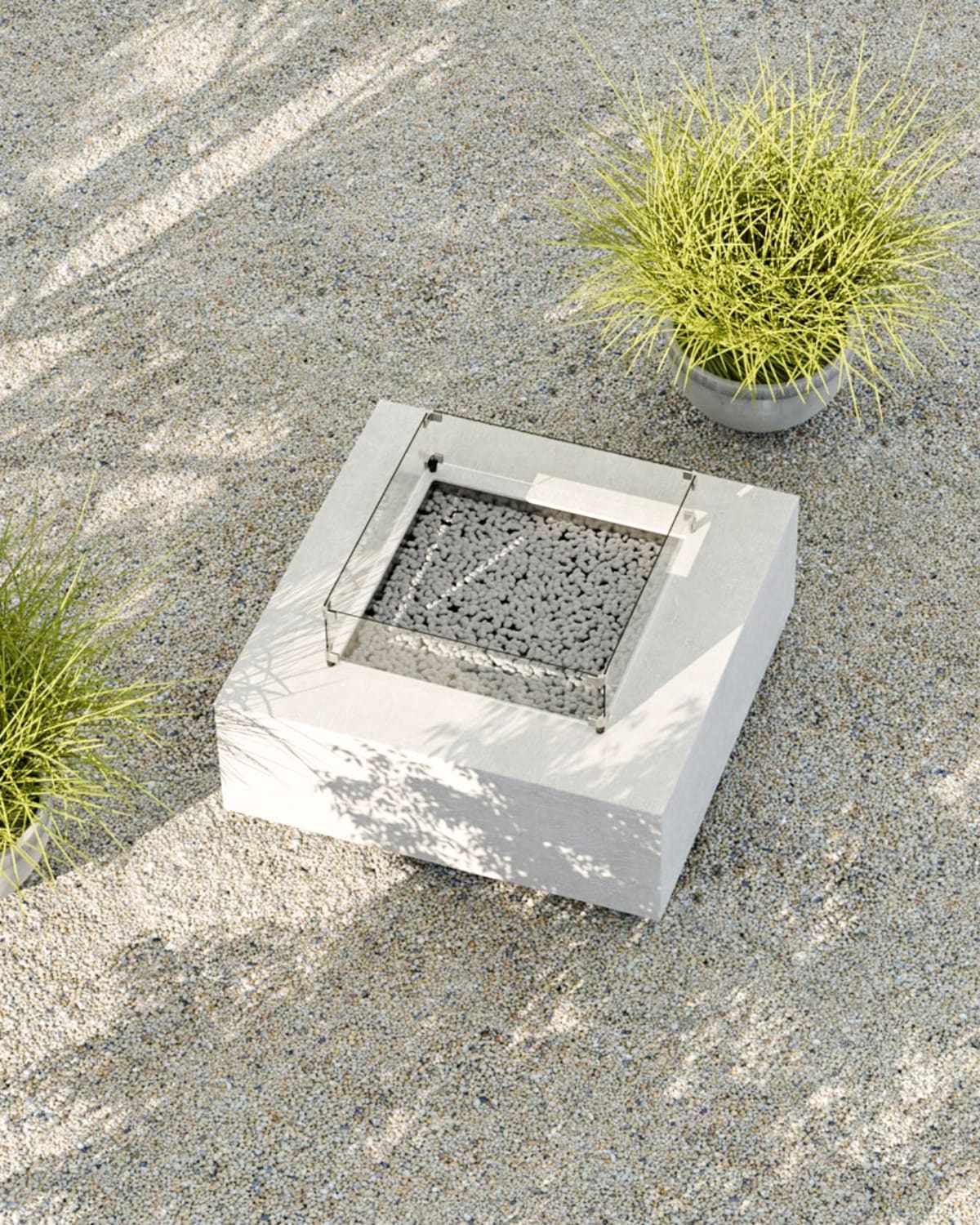 Gravestone Square Fire Table