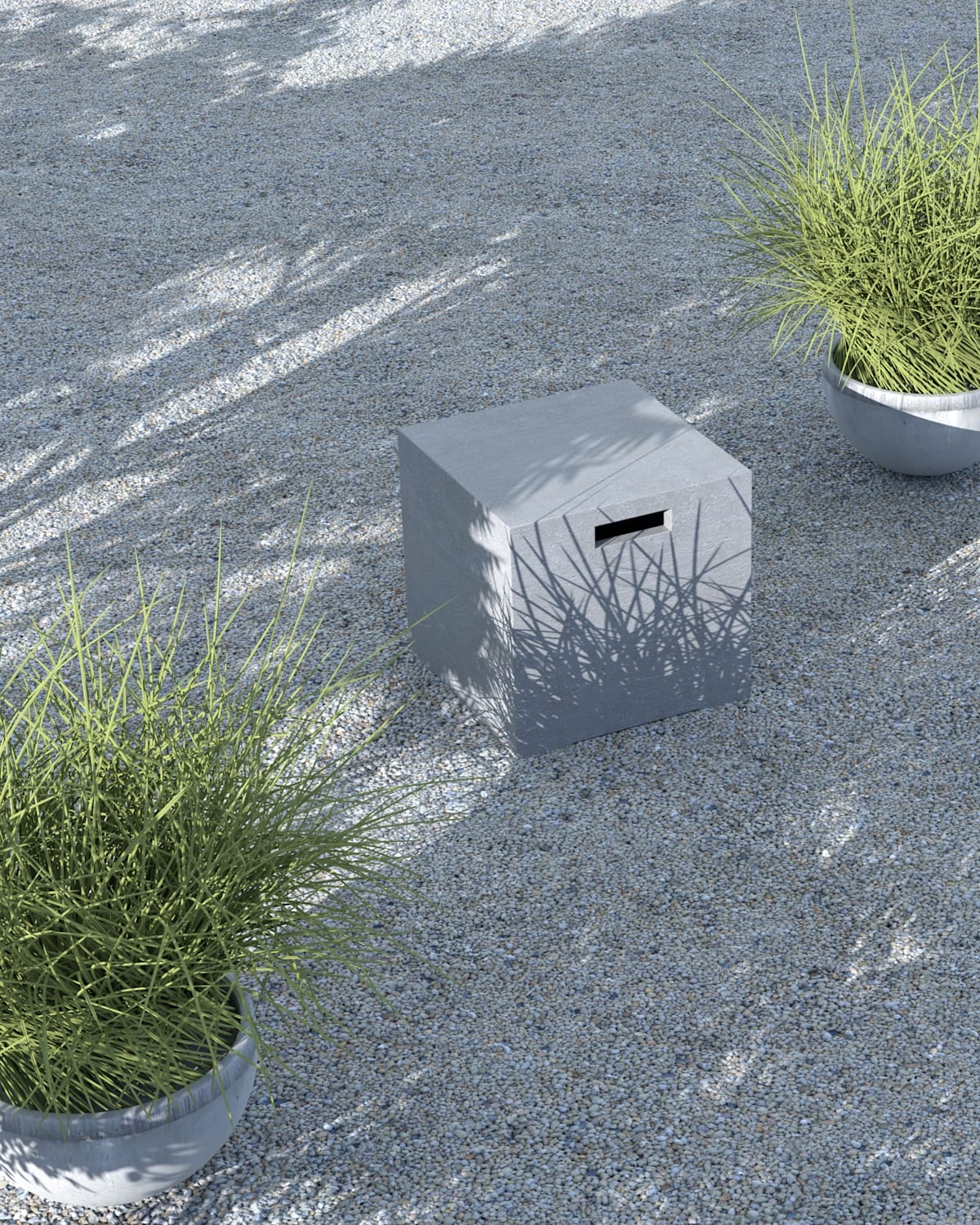 Sunset West Gravestone Square Tank Cover