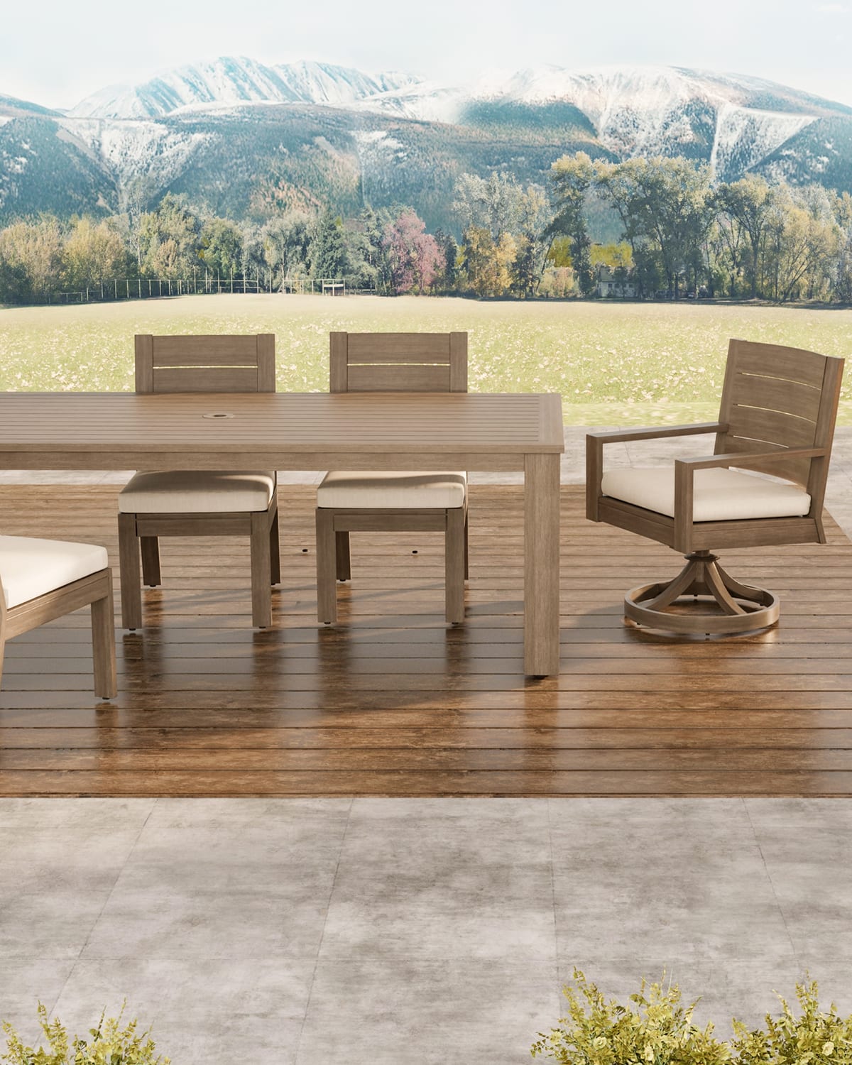 Laguna Outdoor Swivel Dining Chair