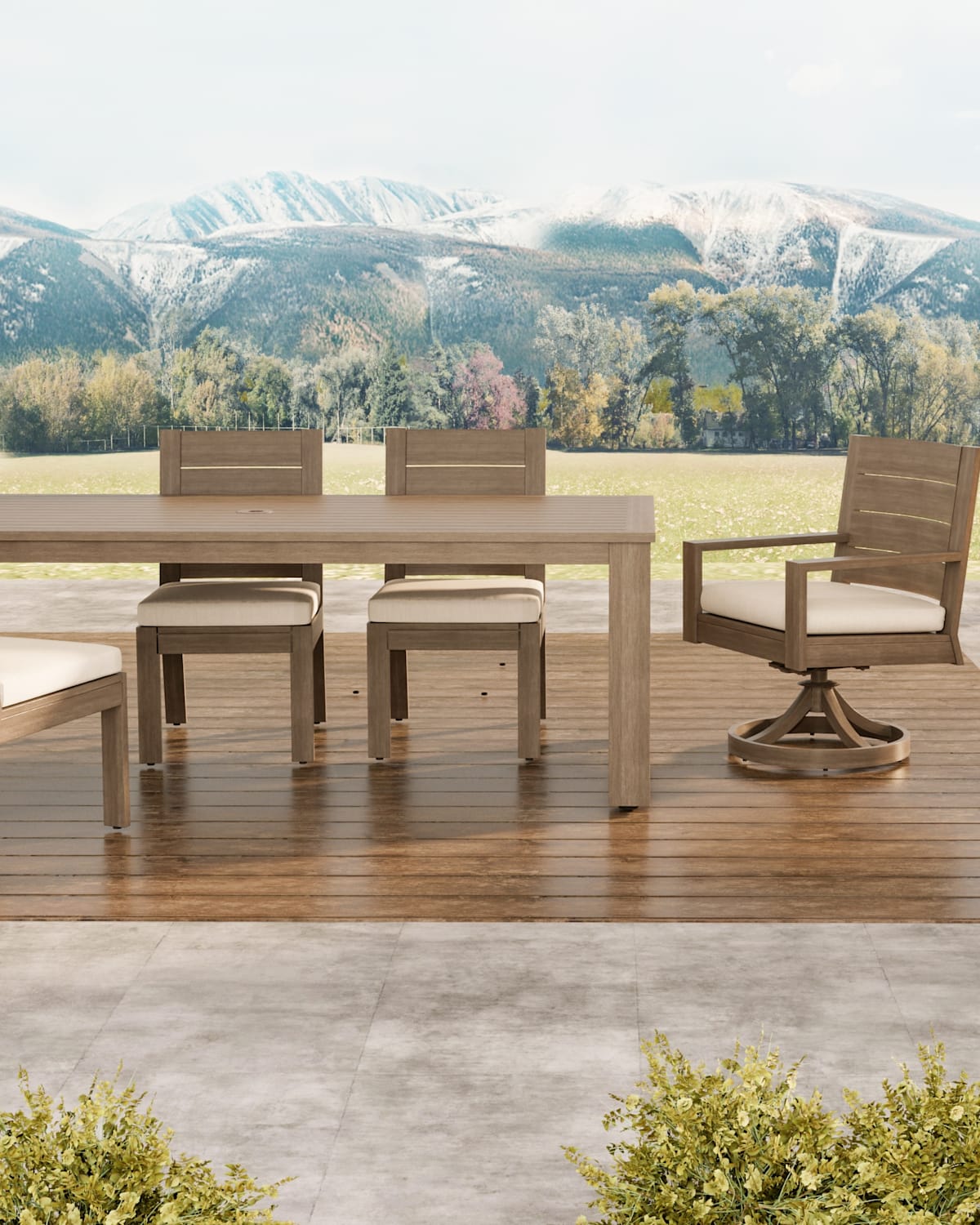 Laguna Armless Outdoor Dining Chair