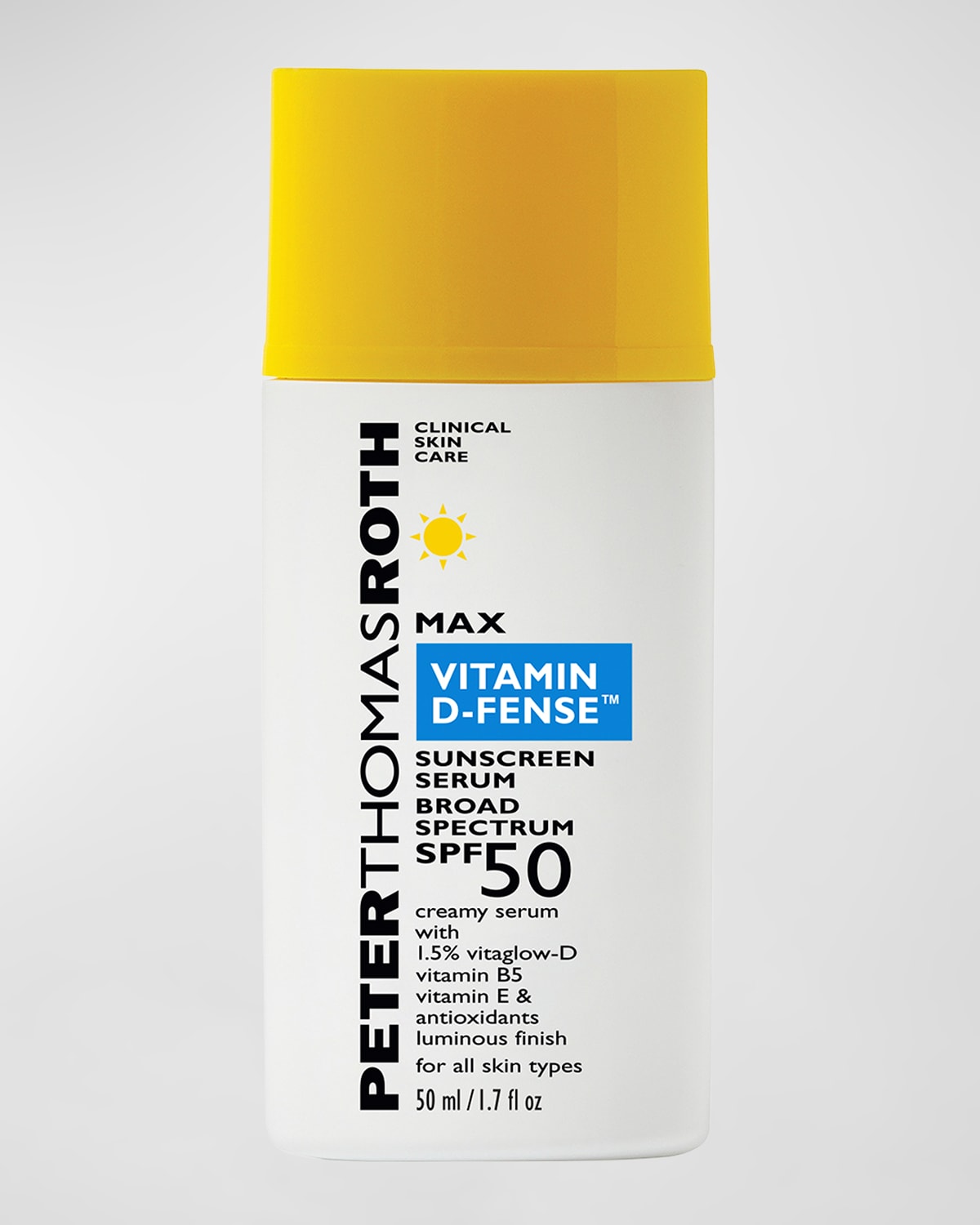 Peter Thomas Roth Max Vitamin D-Fense Sunscreen Serum with SPF 50, 1.7 oz.