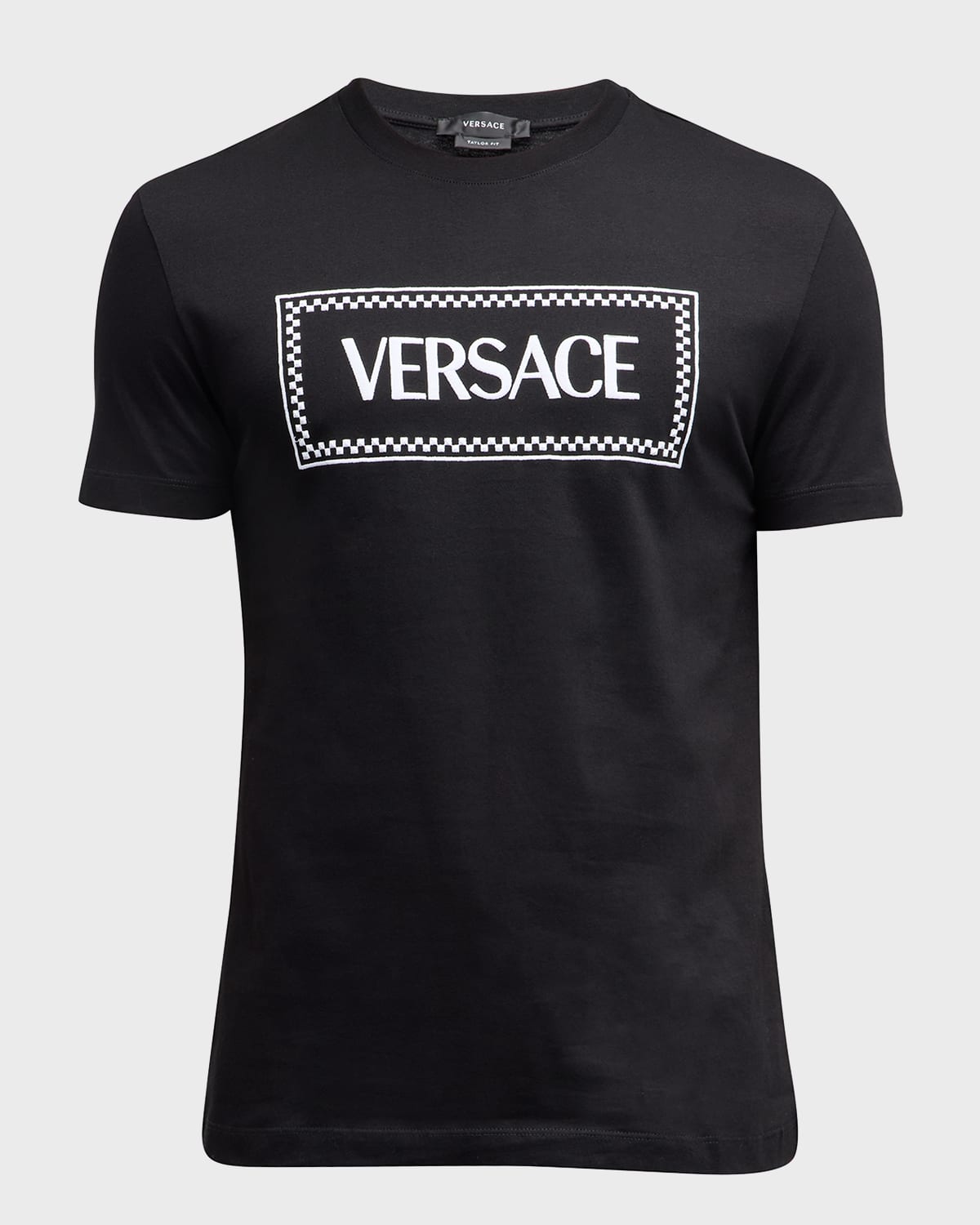 Versace Men's Tailoring Label Logo T-Shirt