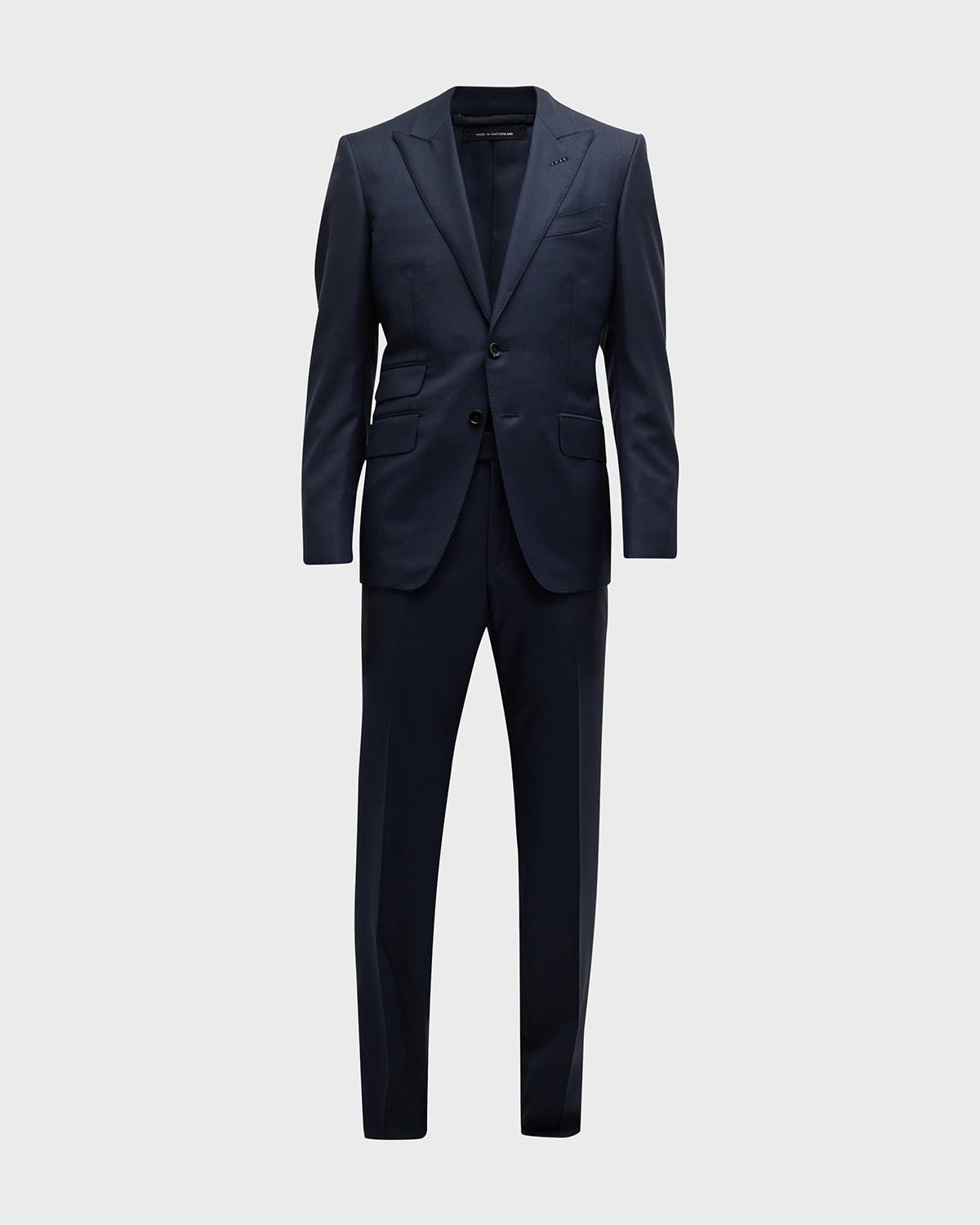 Men's Modern Fit Sharkskin Suit