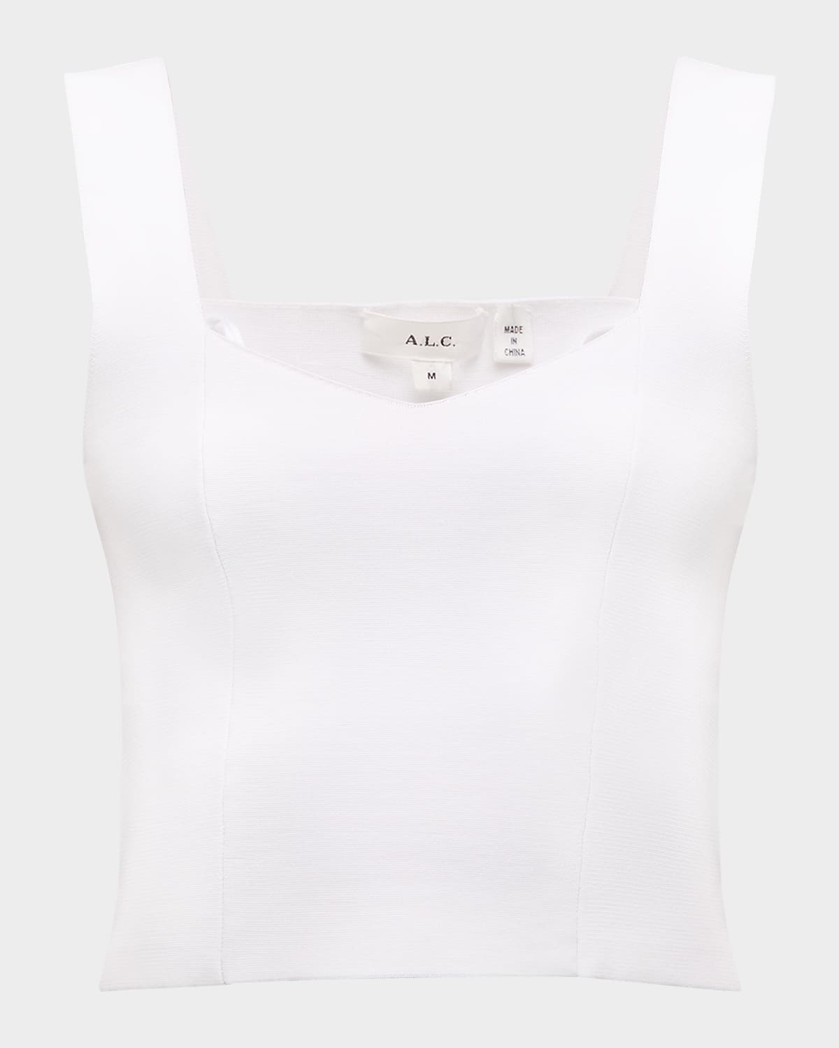 Shop A.l.c Jordana Sweetheart Tank Top In White