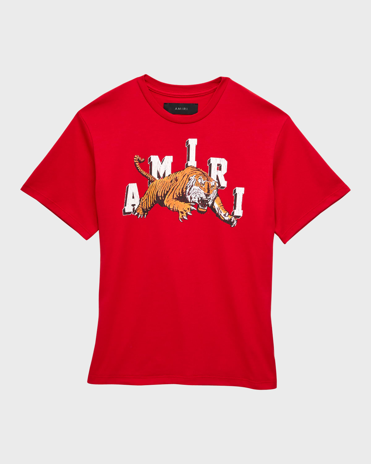 Amiri Drop Shoulder Red Premium Printed T-Shirt