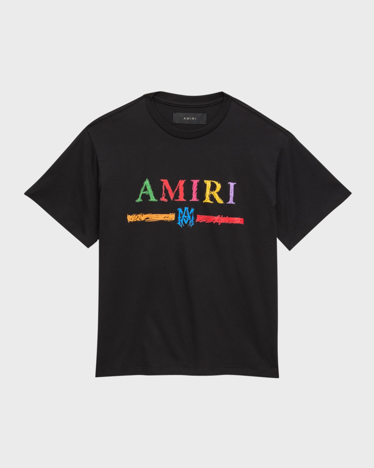 Amiri Logo-print Cotton T-shirt In Black