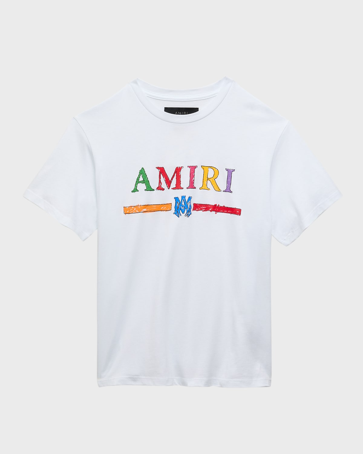 Amiri Logo-print Cotton T-shirt In White