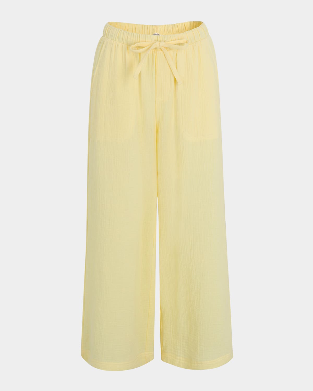 Kit Cotton Gauze Ankle Palazzo Pants