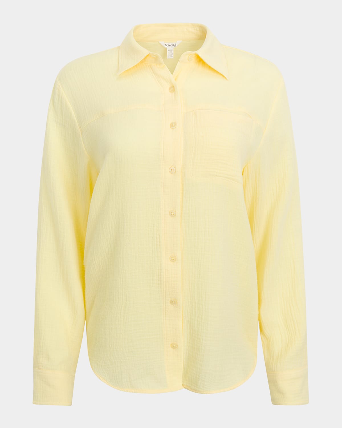 Kit Cotton Gauze Button-Front Shirt