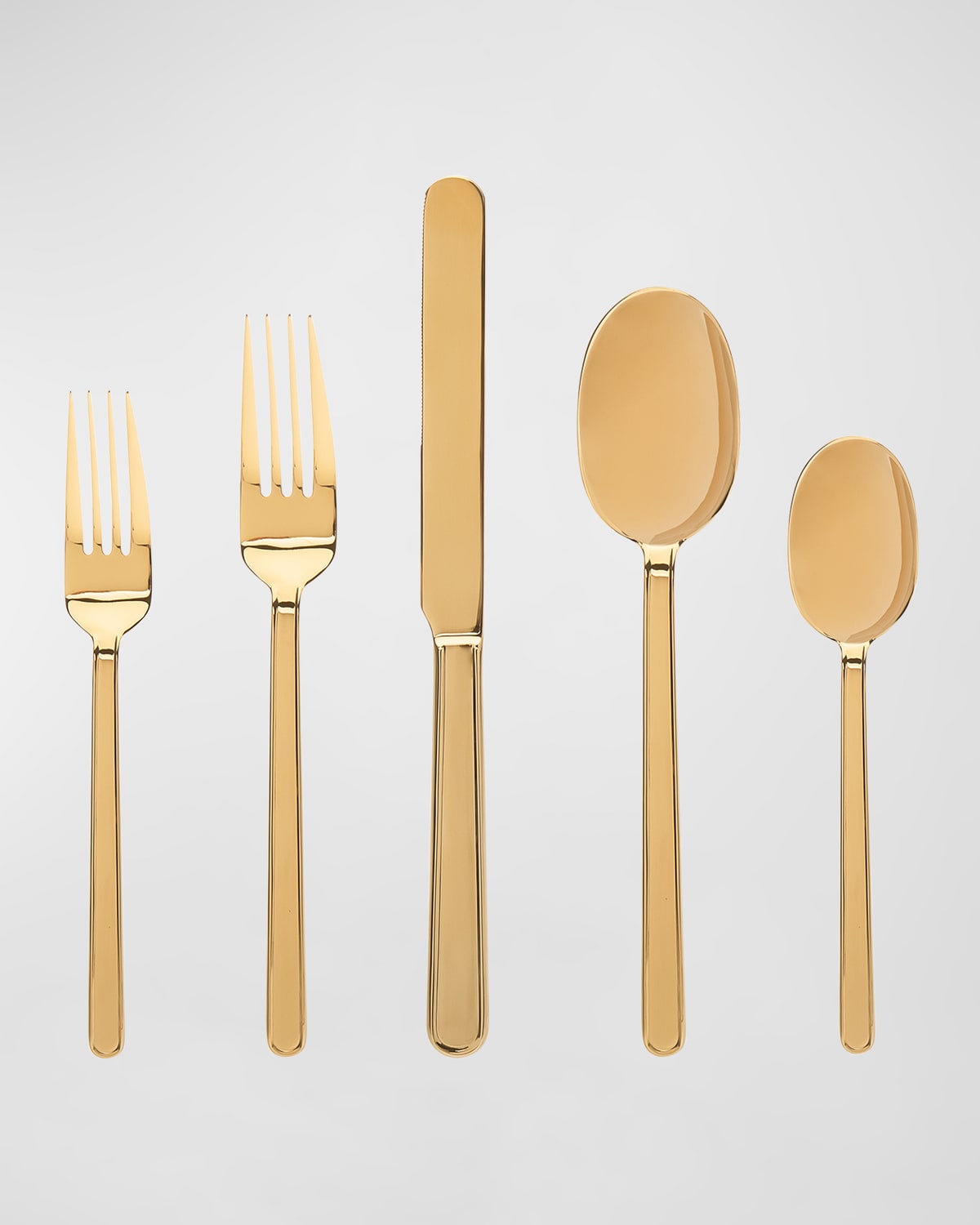 Rail Golden 20-Piece Flatware Set