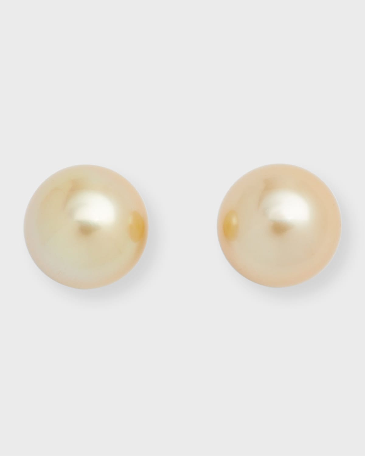 Belpearl 18k Yellow Gold 13mm South Sea Pearl Stud Earrings