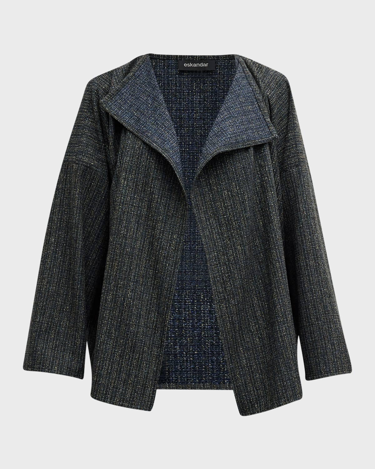 ESKANDAR MID PLUS WOOL SHORT JACKET