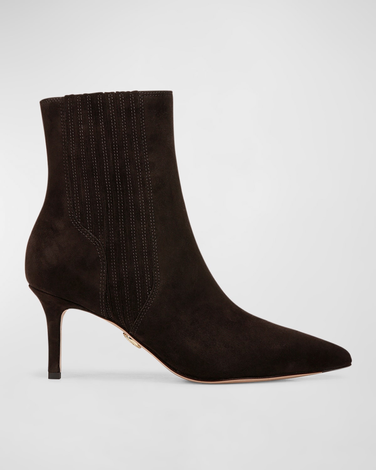 Lisa Suede Stiletto Ankle Booties