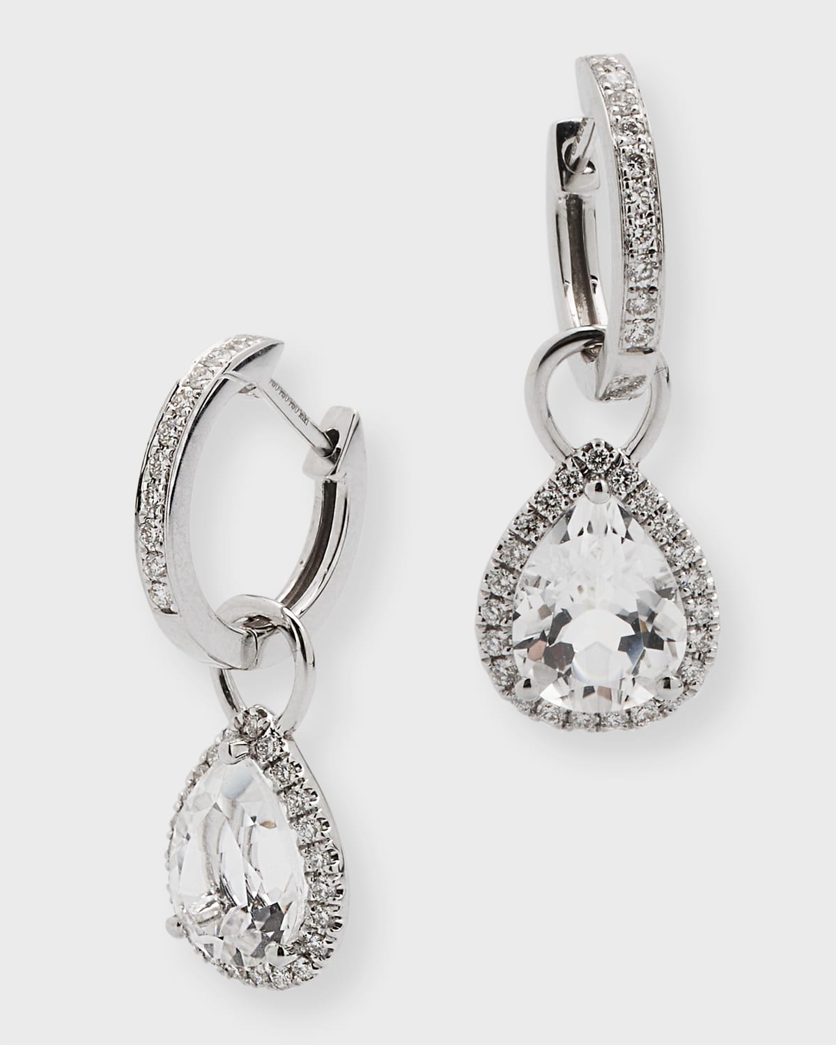 Kiki McDonough Grace 18K Detachable Drop Earrings with Topaz and Diamonds