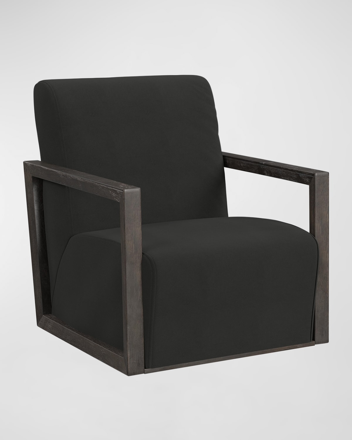 Shop Katherine Noble By Bmc Duersel Accent Chair In Smoke