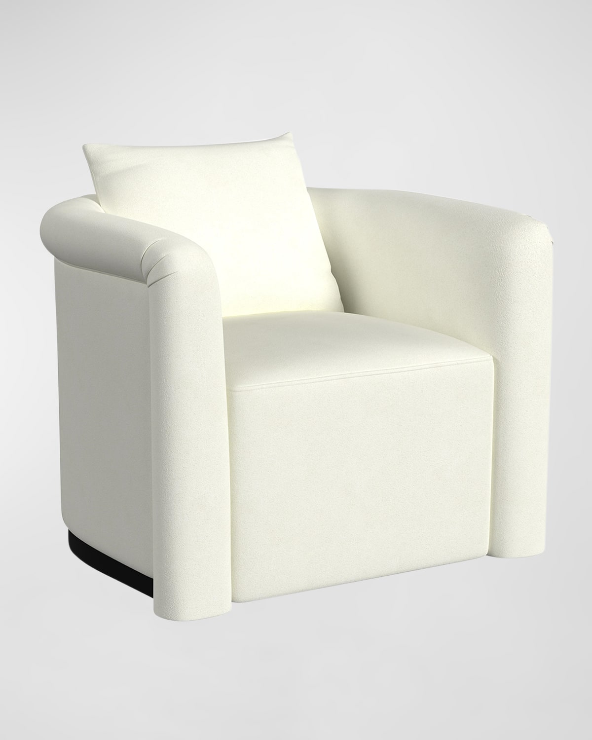 Shop Katherine Noble By Bmc Akey Accent Chair In Ivory