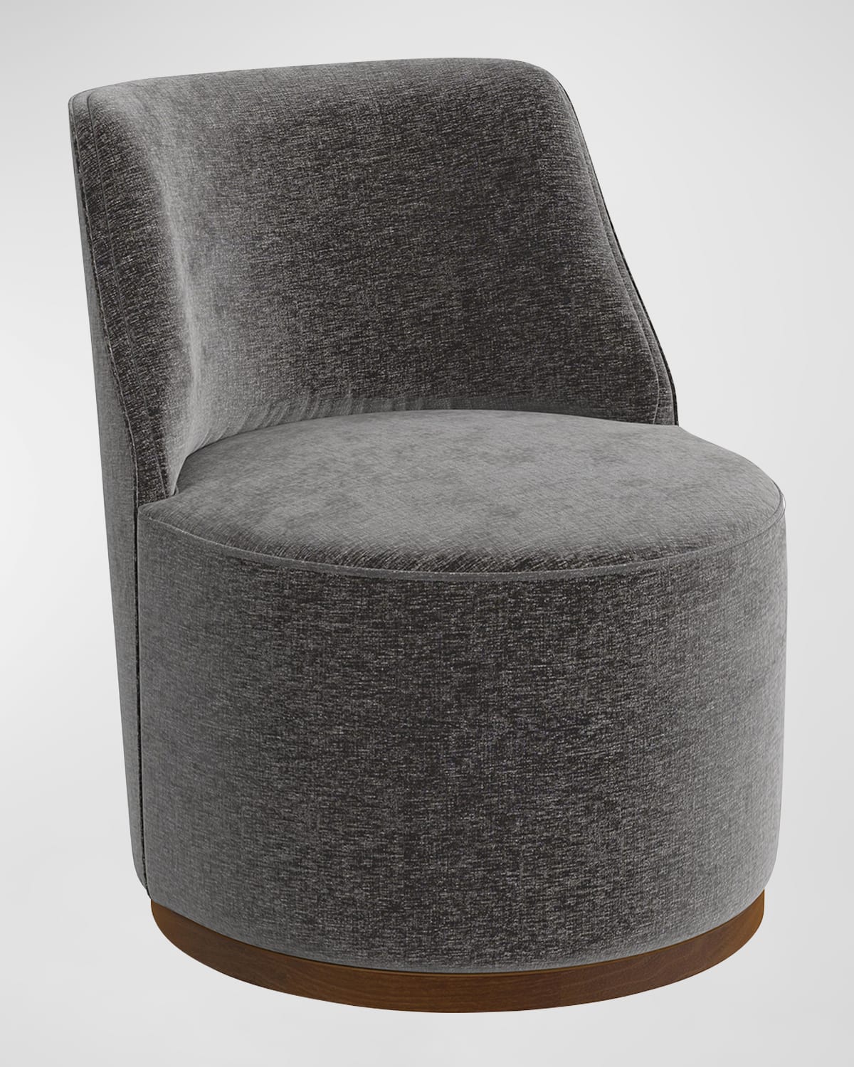 Shop Katherine Noble By Bmc Brandon Swivel Chair In Charcoal