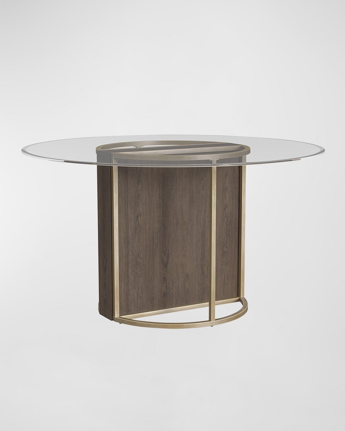 Shop Katherine Noble By Bmc Sommer 54" Round Dining Table In Chalk Grey