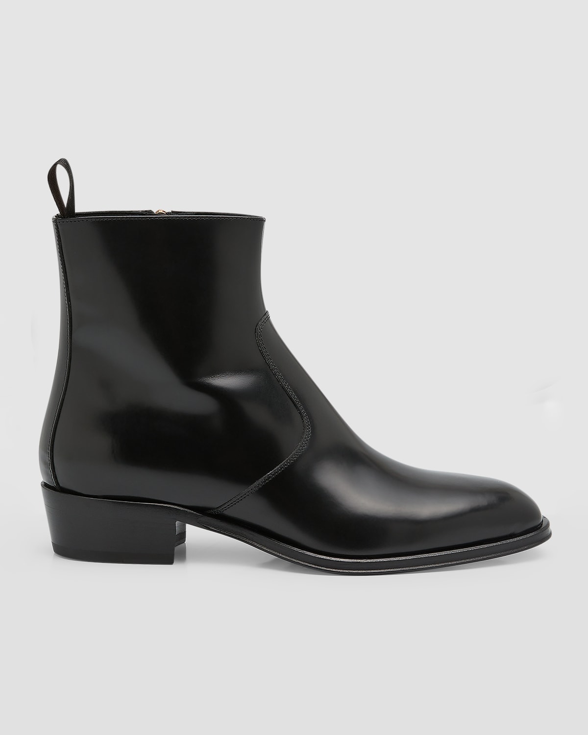 Giuseppe Zanotti Men's Chicago 40 Leather Ankle Boots In Nero