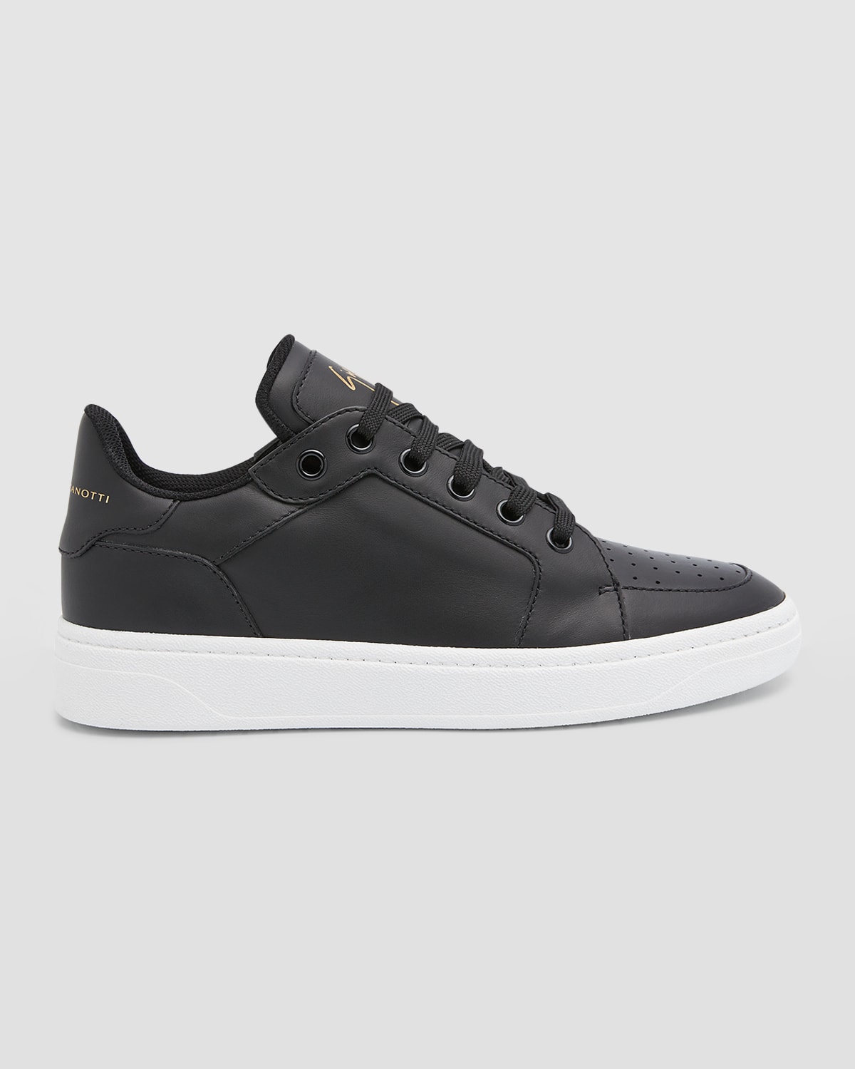 Giuseppe Zanotti Men's Gz 94 Leather Low Top Sneakers In Nero