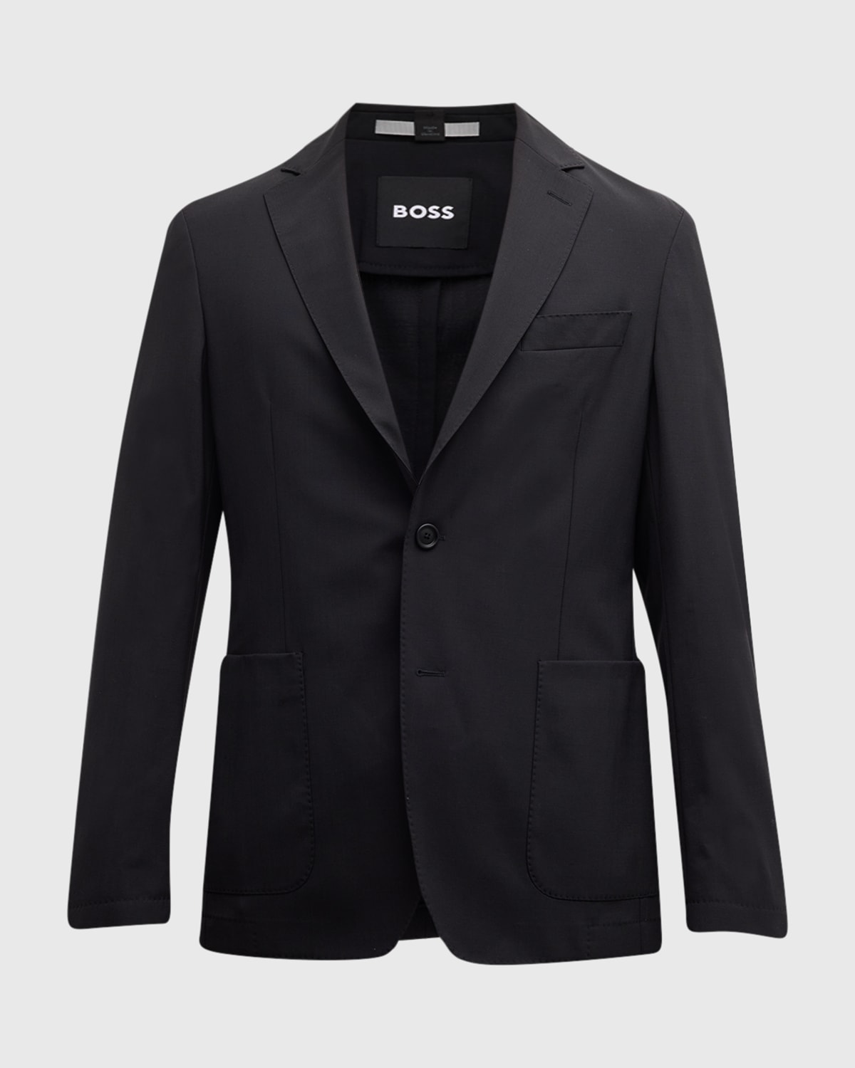 HUGO BOSS MEN'S PERFORMANCE TECH WOOL TWO-BUTTON SPORT COAT