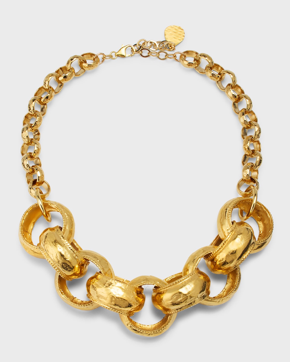 Gold Mongolian Chain Necklace