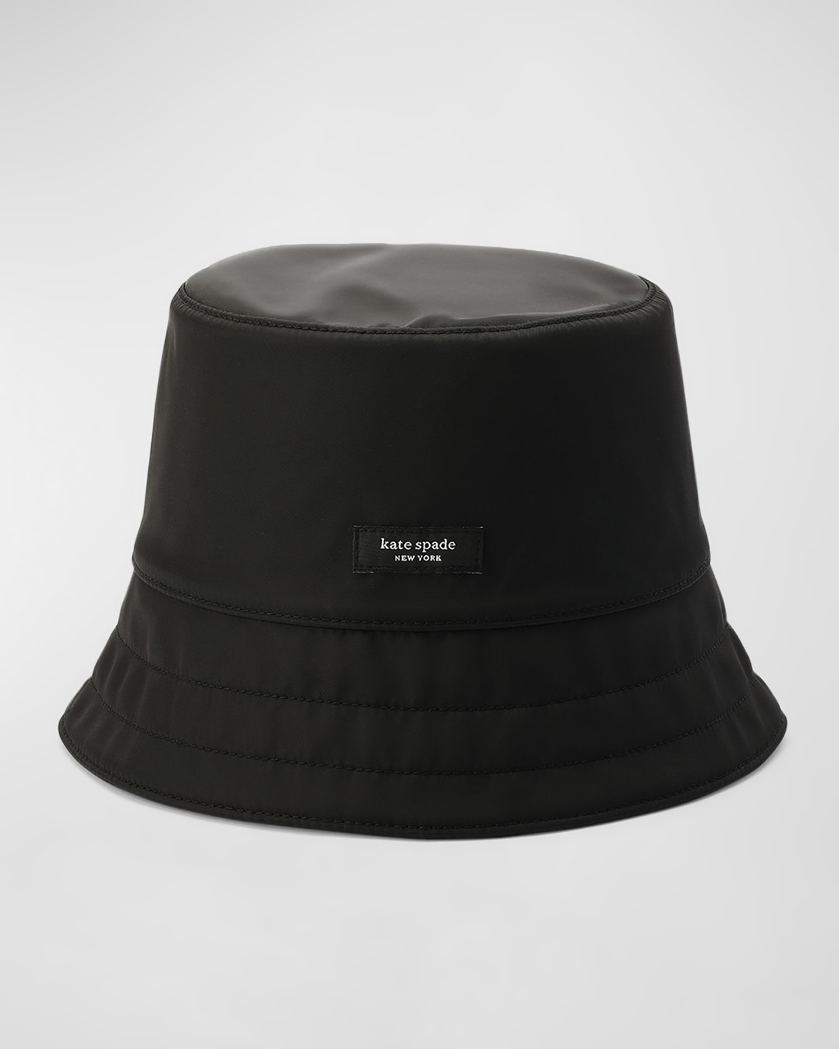 Shop Kate Spade Sam Icon Nylon Bucket Hat In 001 Black