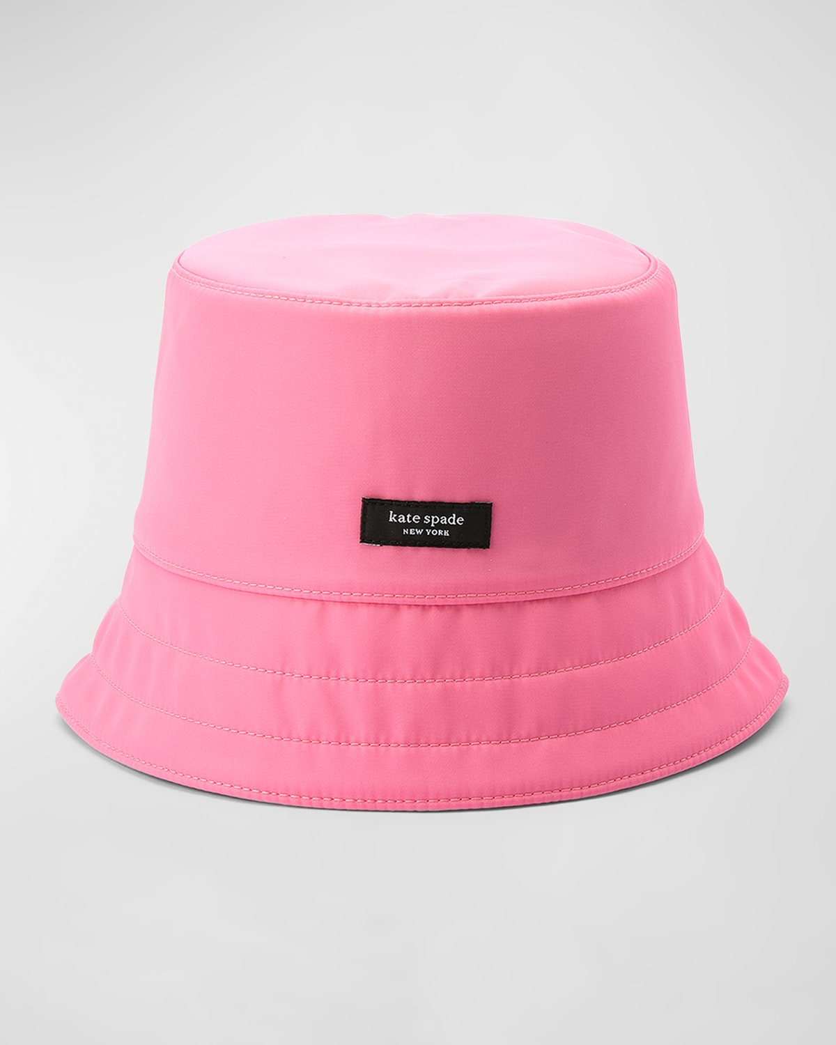 Shop Kate Spade Sam Icon Nylon Bucket Hat In 670 Pink Cloud