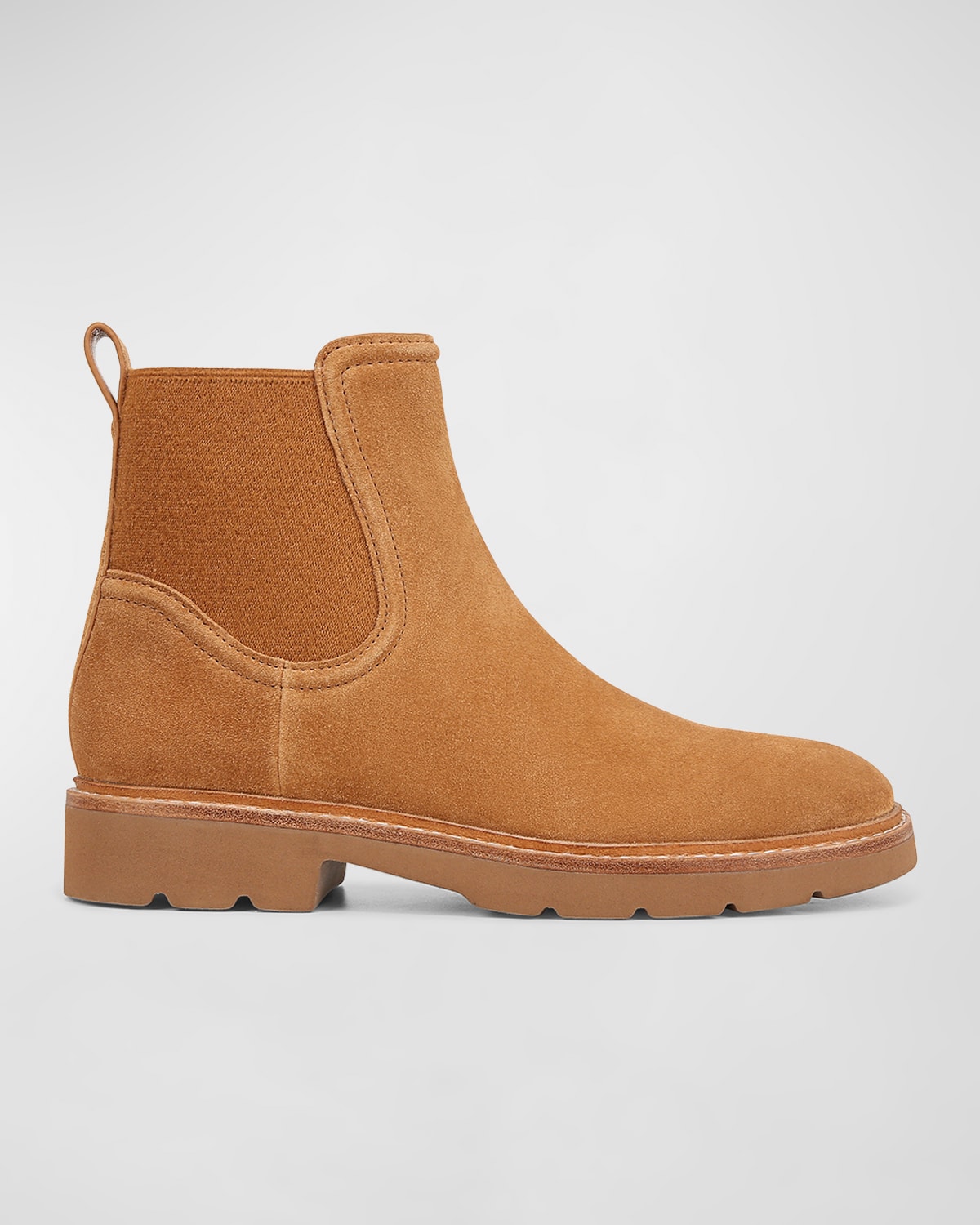 VINCE RUE SUEDE CHELSEA ANKLE BOOTS