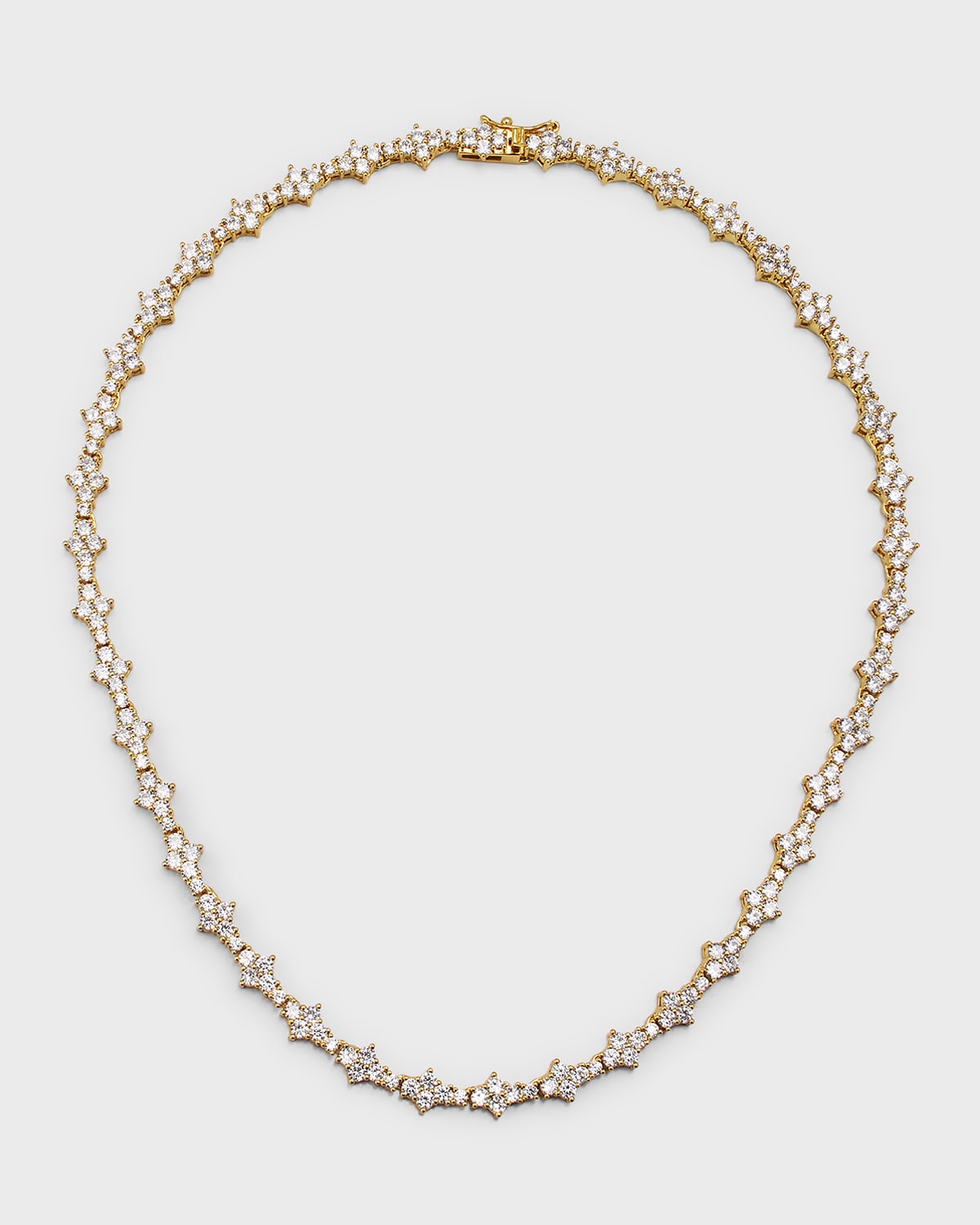 FALLON Naples Stacked Cubic Zirconia Necklace