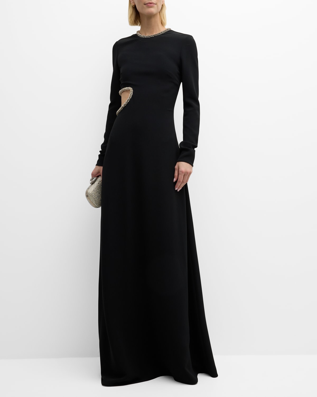 Stella Mccartney Net Sustain Cutout Crystal embellished Cady