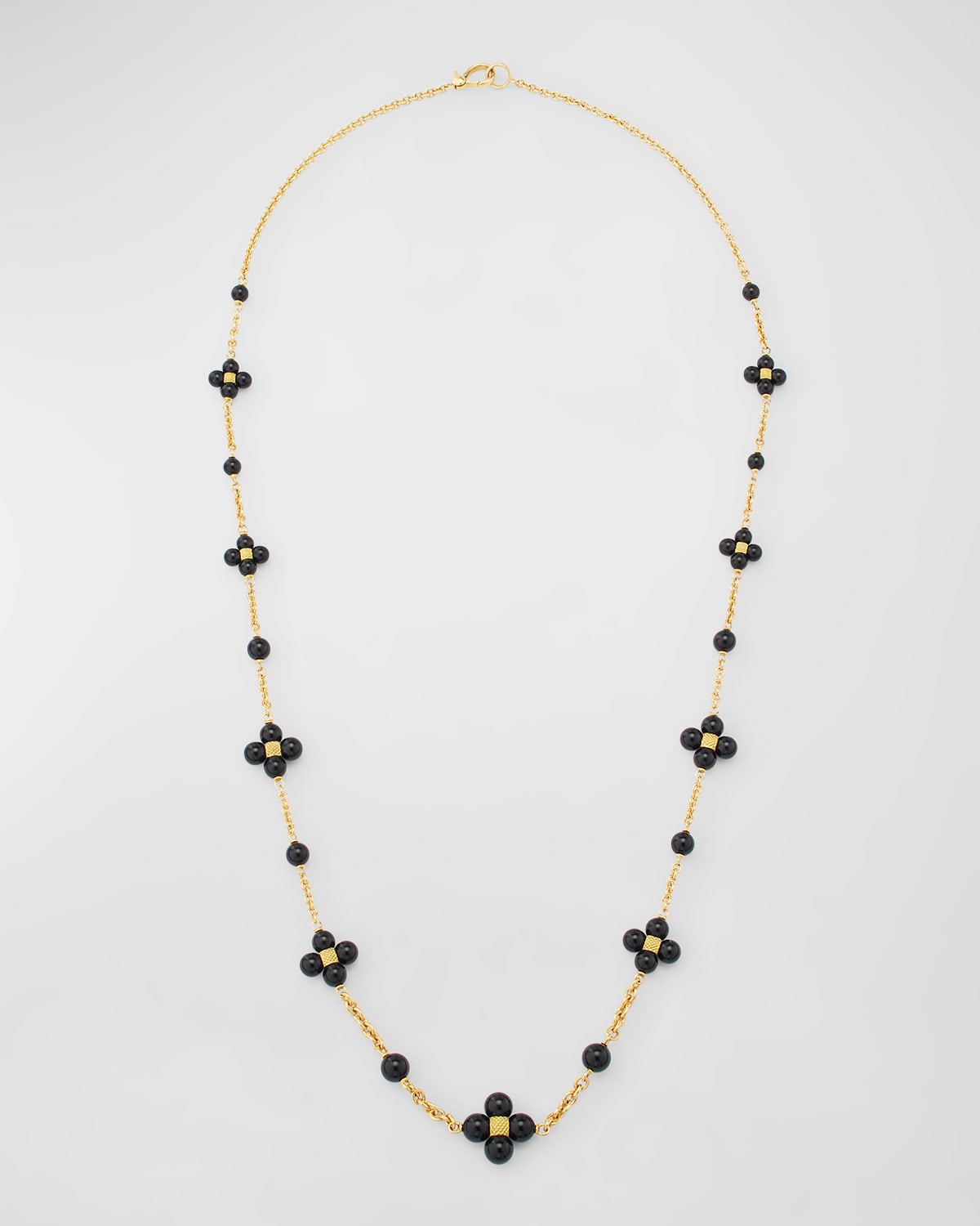 Black Onyx Sequence Necklace