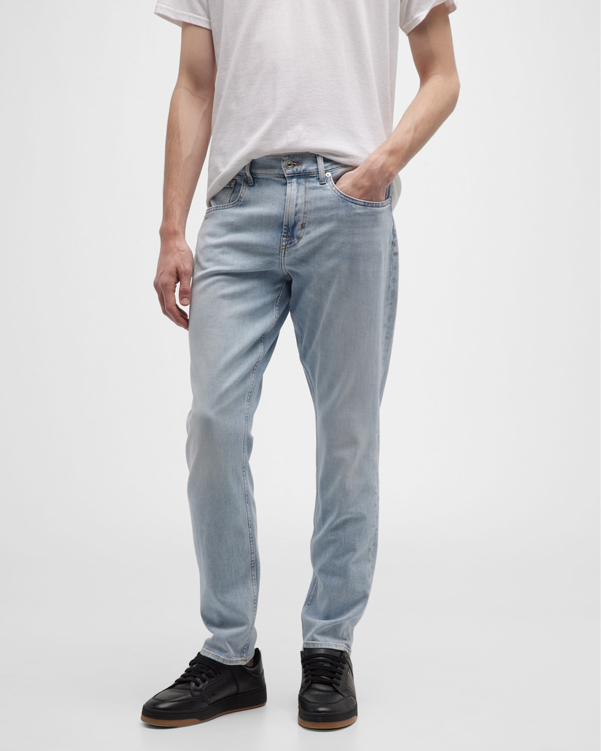 7 For All Mankind Men's Adrien Five-pocket Jeans In Coronado