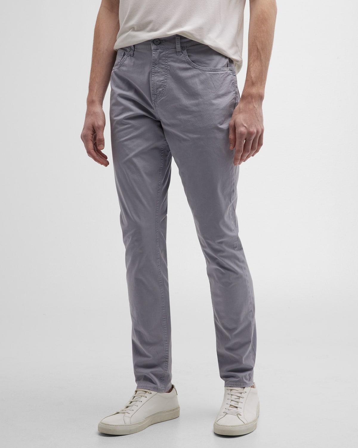 7 For All Mankind Adrien Slim Fit Clean Pocket Pants In Cold Gin