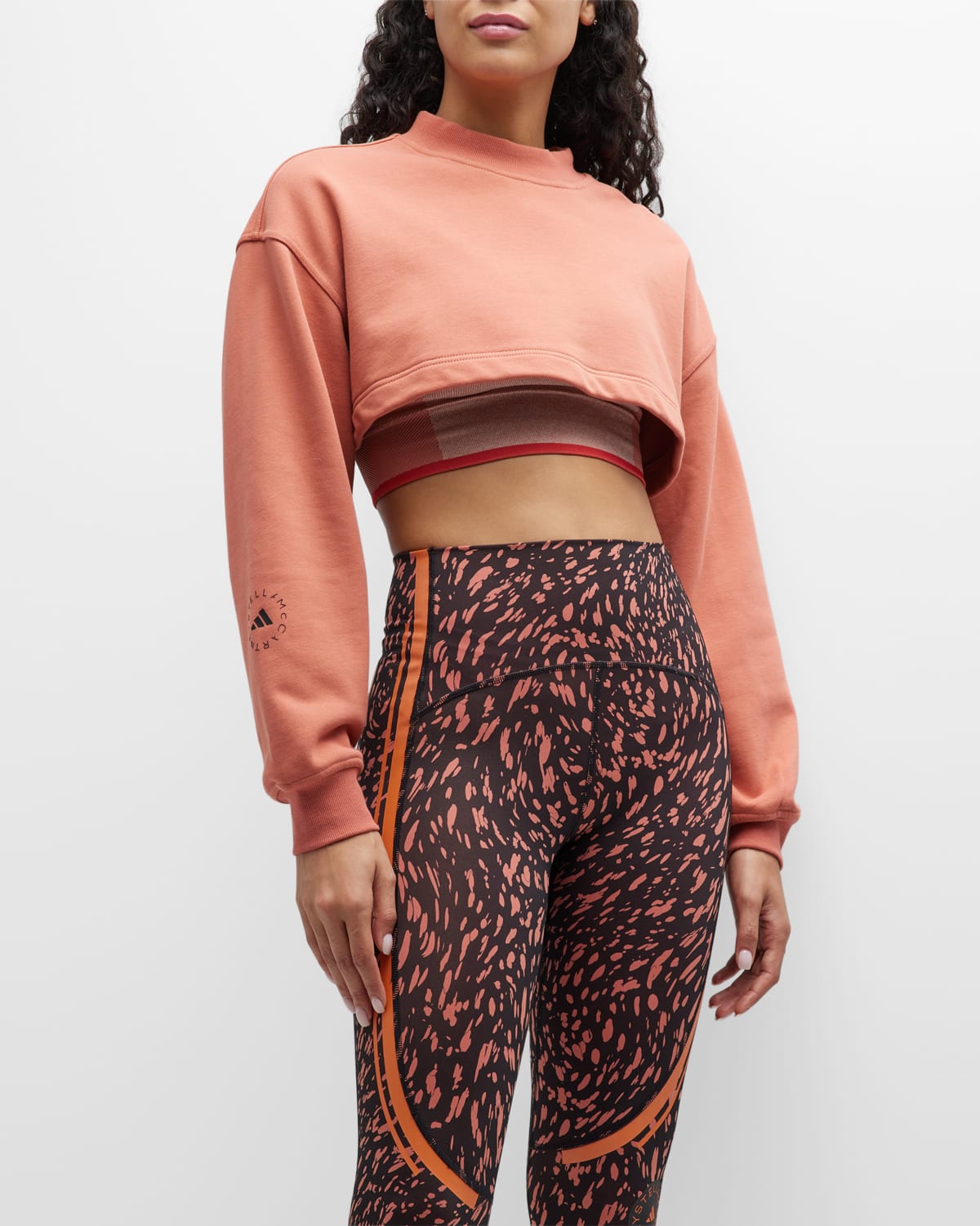 Adidas By Stella Mccartney Open Back Top In Magear