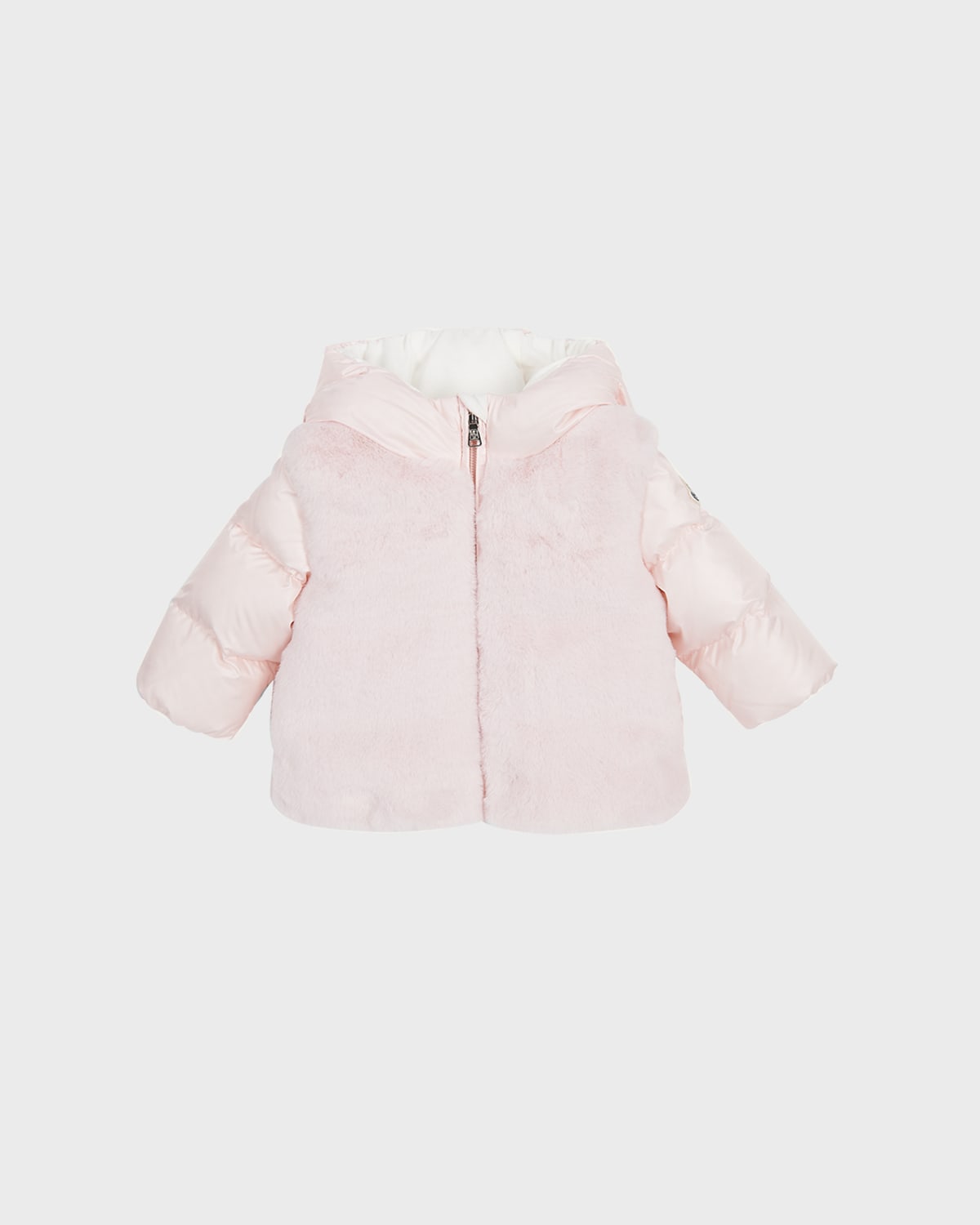 Girl's Natas Faux Fur Combo Jacket, Size 3M-2