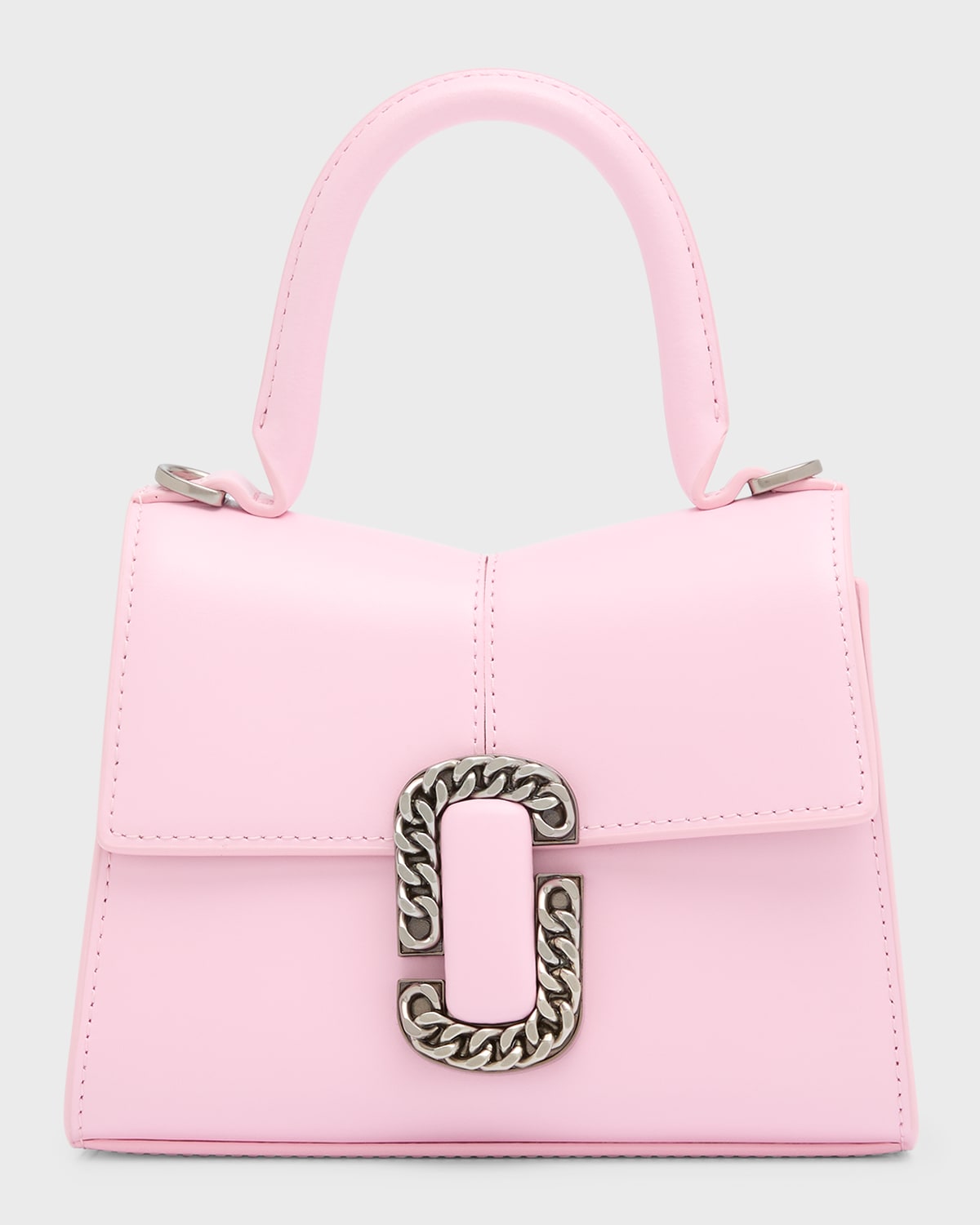 Marc Jacobs The St Marc Mini Top Handle In Bubblegum
